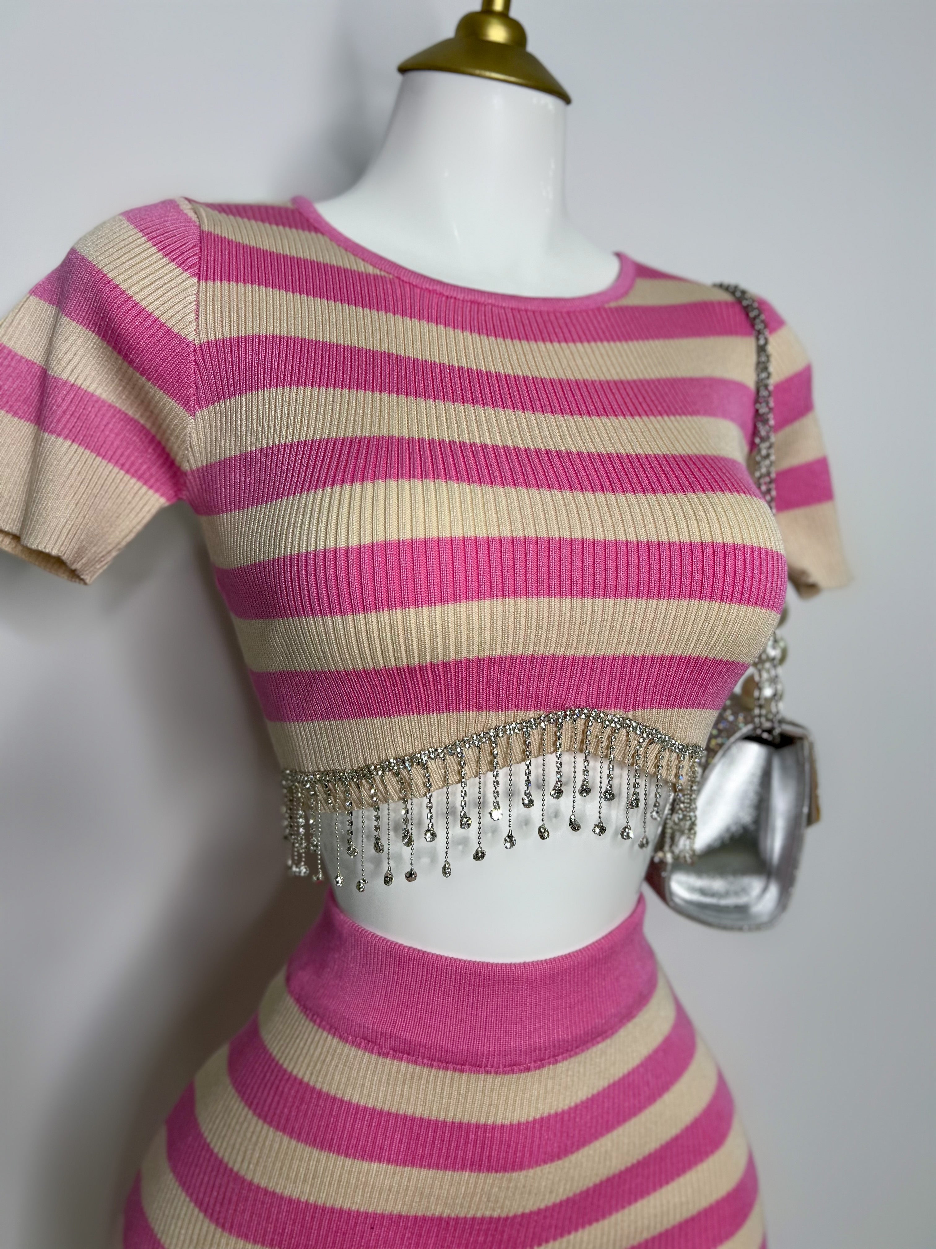 SET DE FRANJAS ROSA