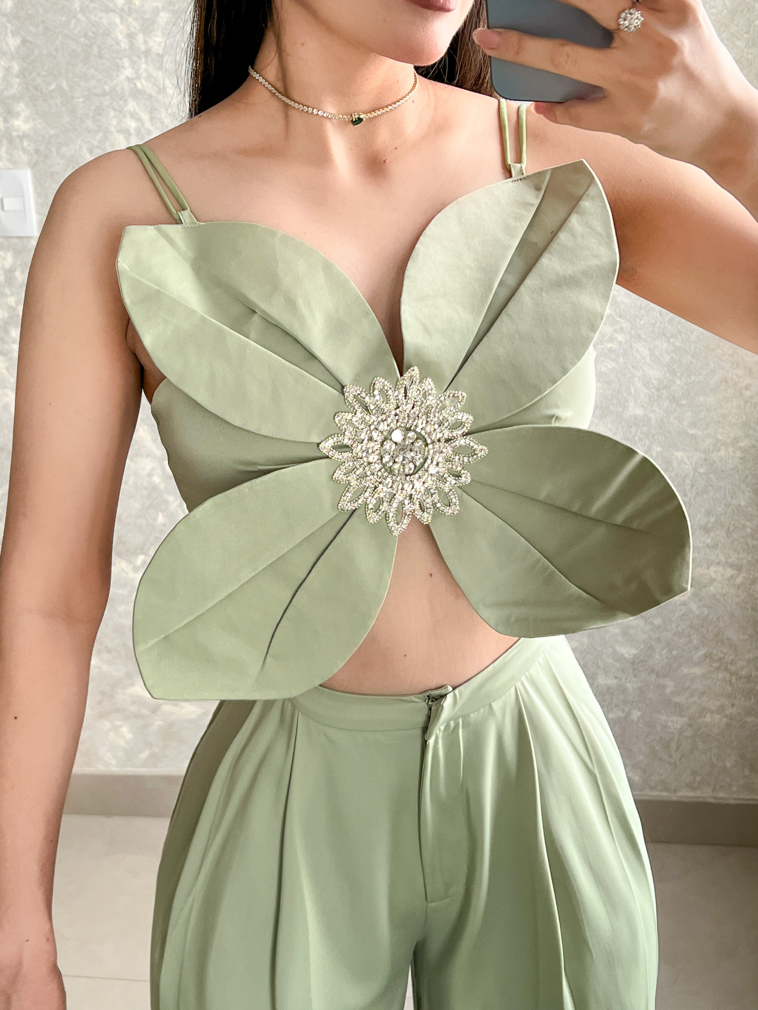 SET OLIVO FLOR