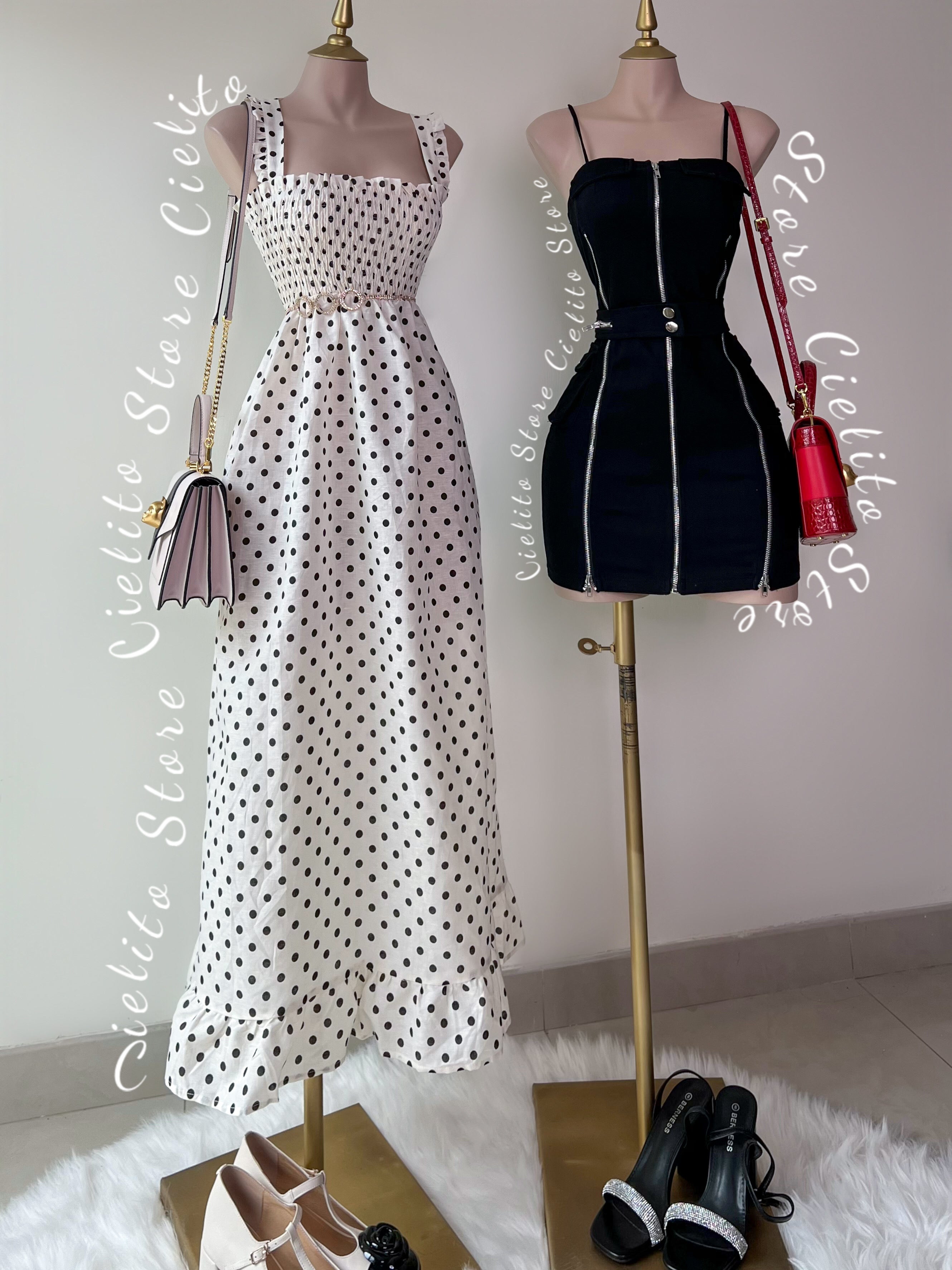 VESTIDO POLKA LARGO