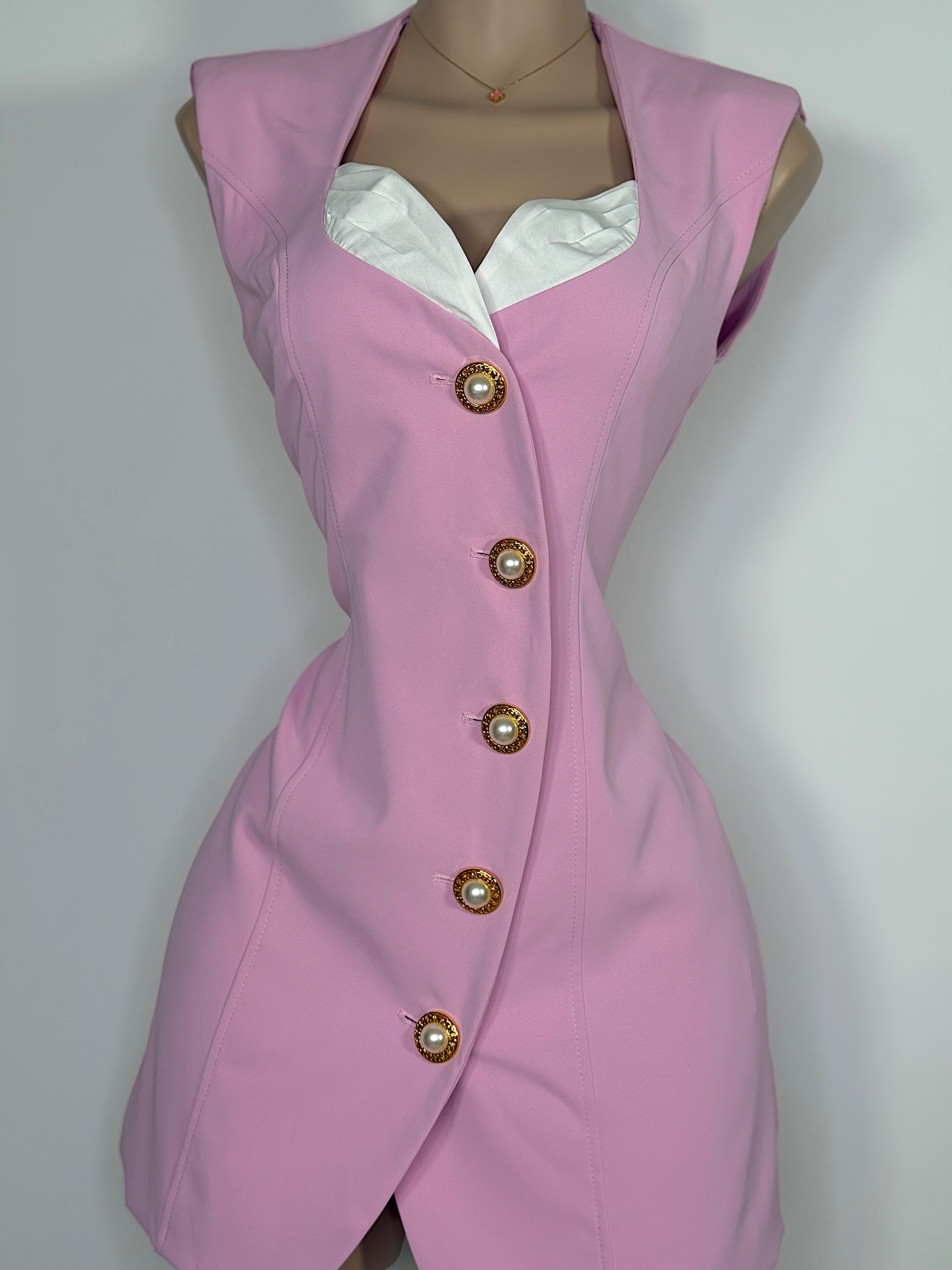 VESTIDO ROSA