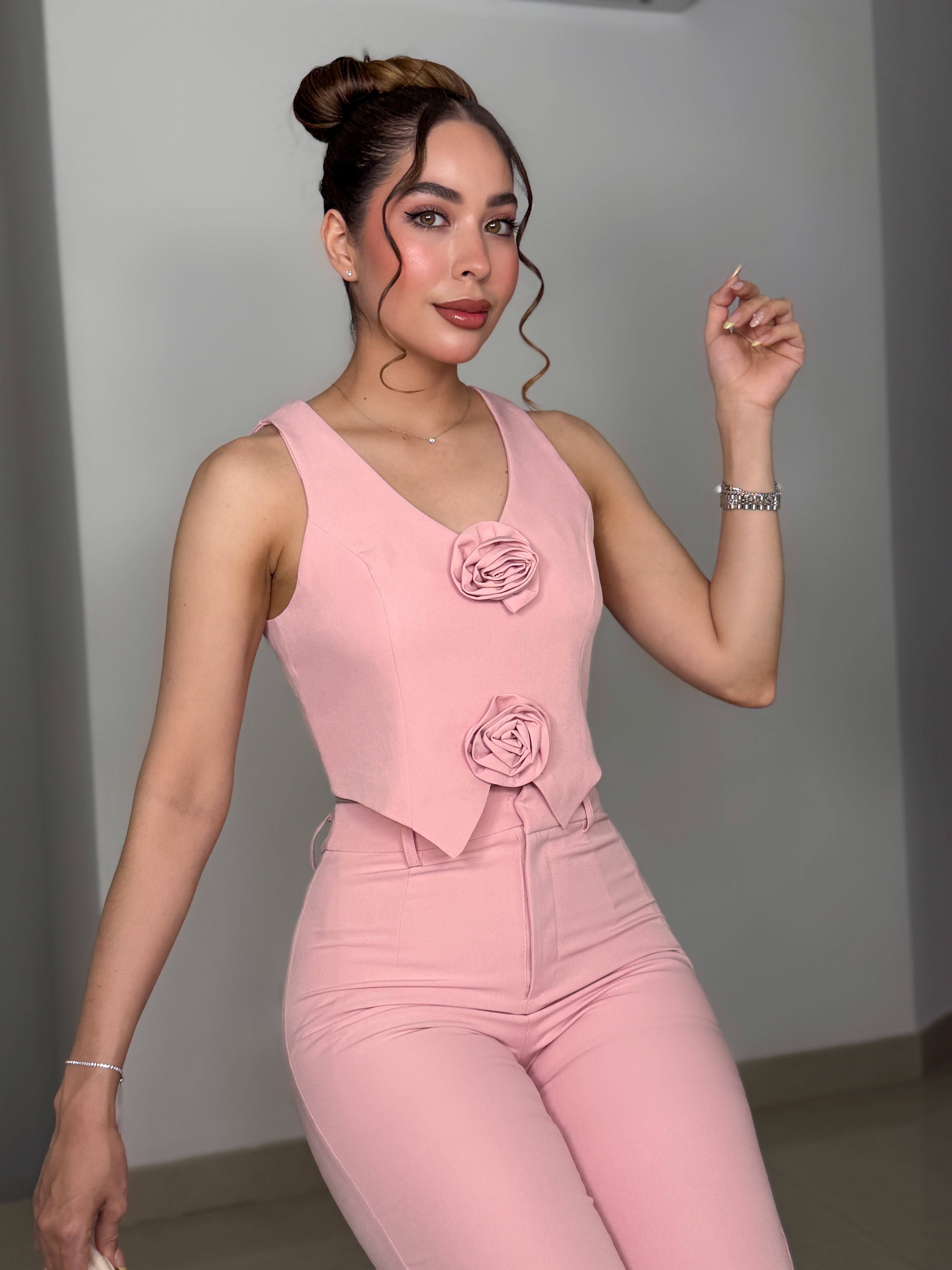 SET FLOR ROSE
