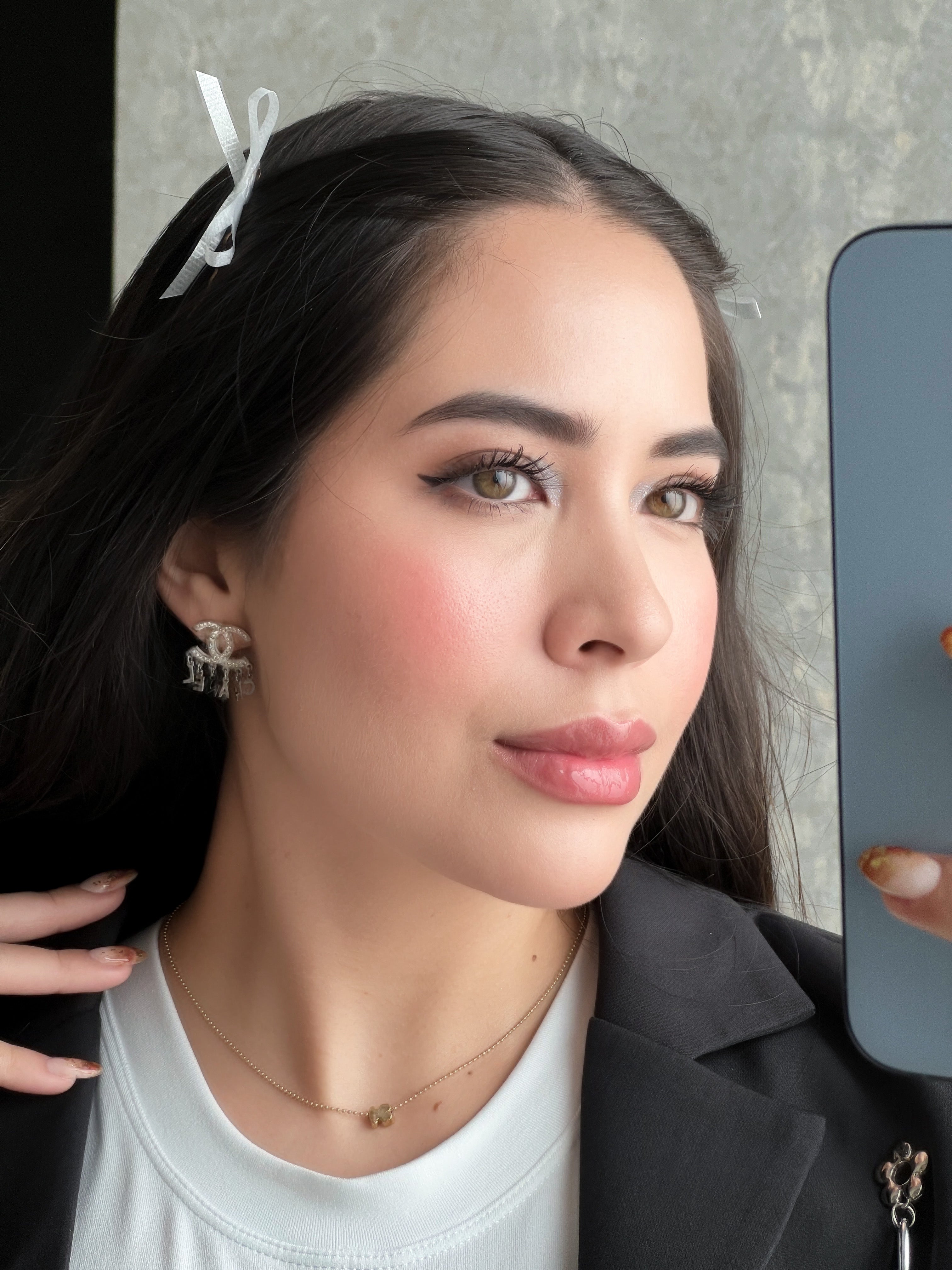 ARETES PLATEADOS CC