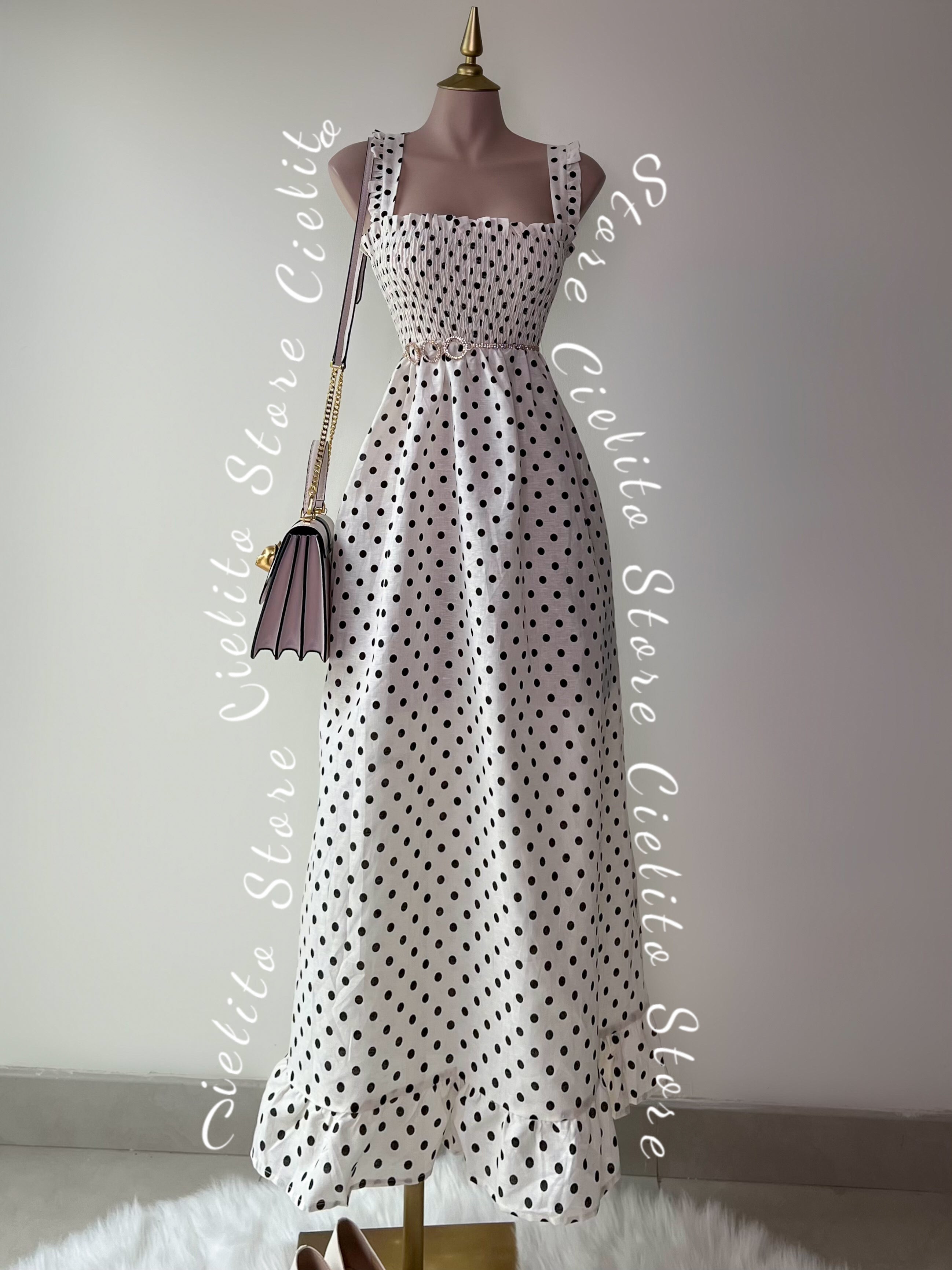 VESTIDO POLKA LARGO