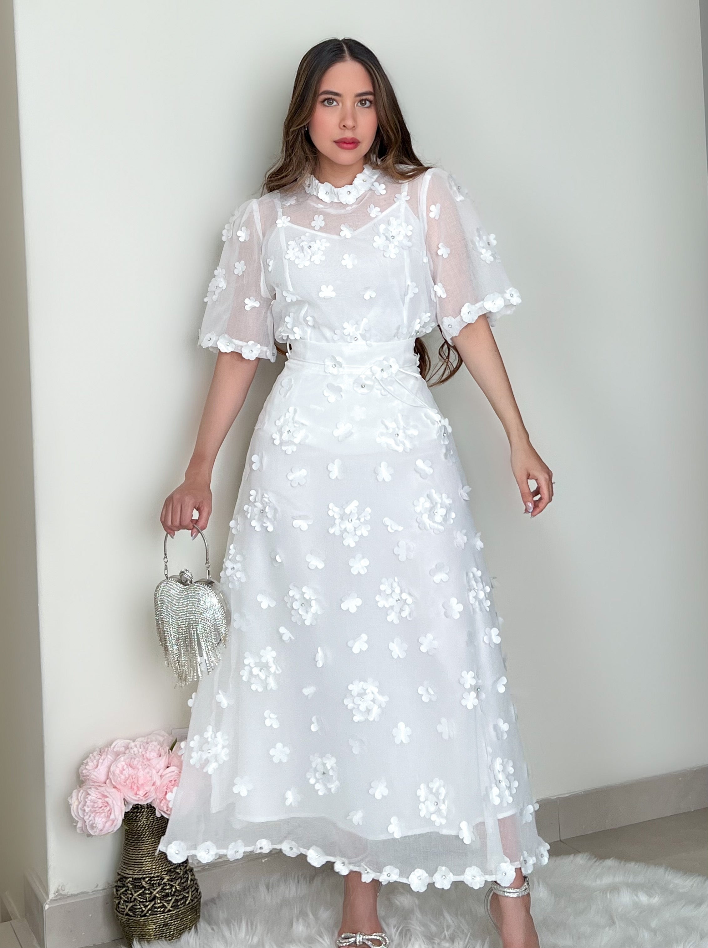 SET FLORA BLANCO