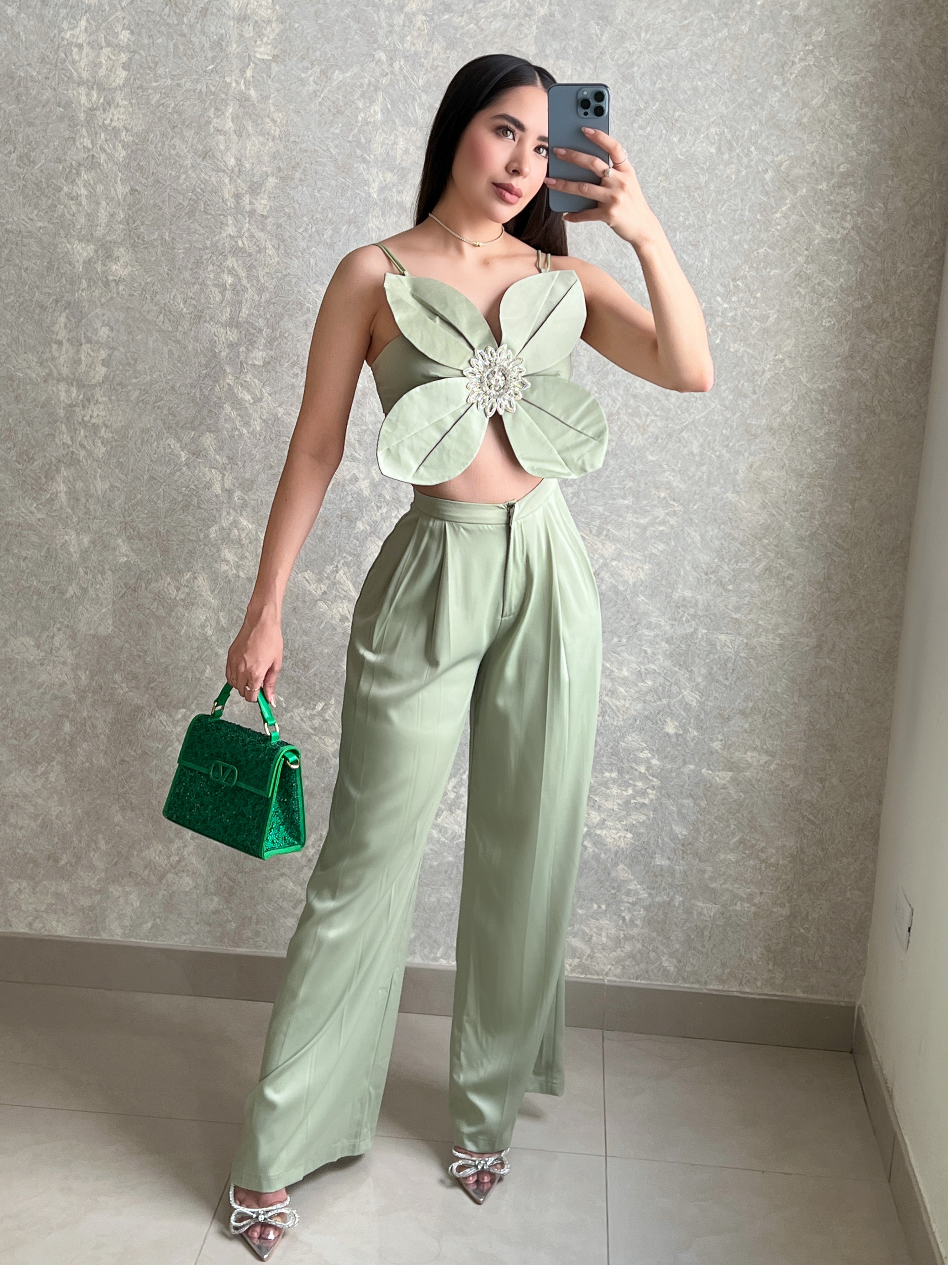 SET OLIVO FLOR