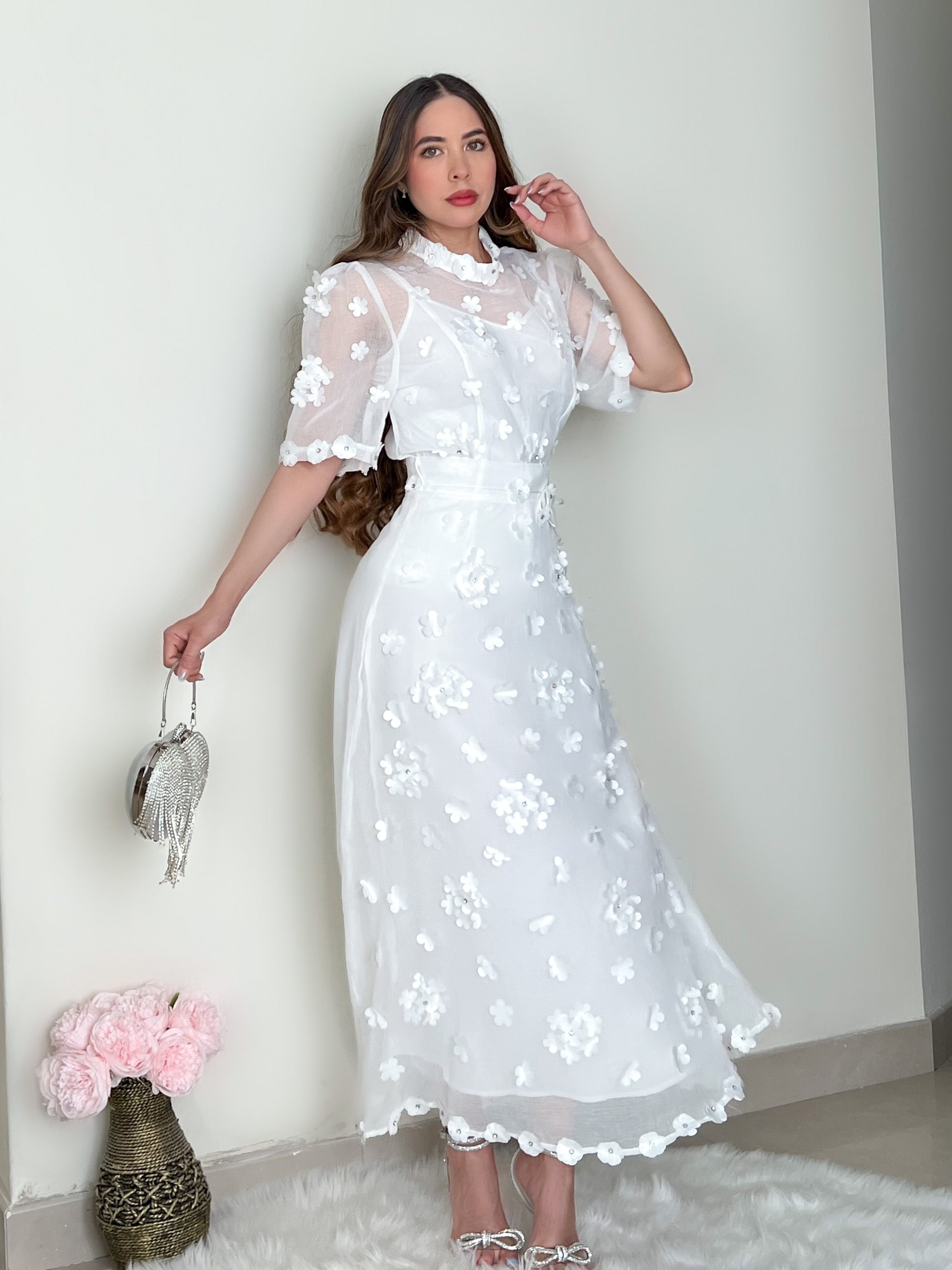 SET FLORA BLANCO