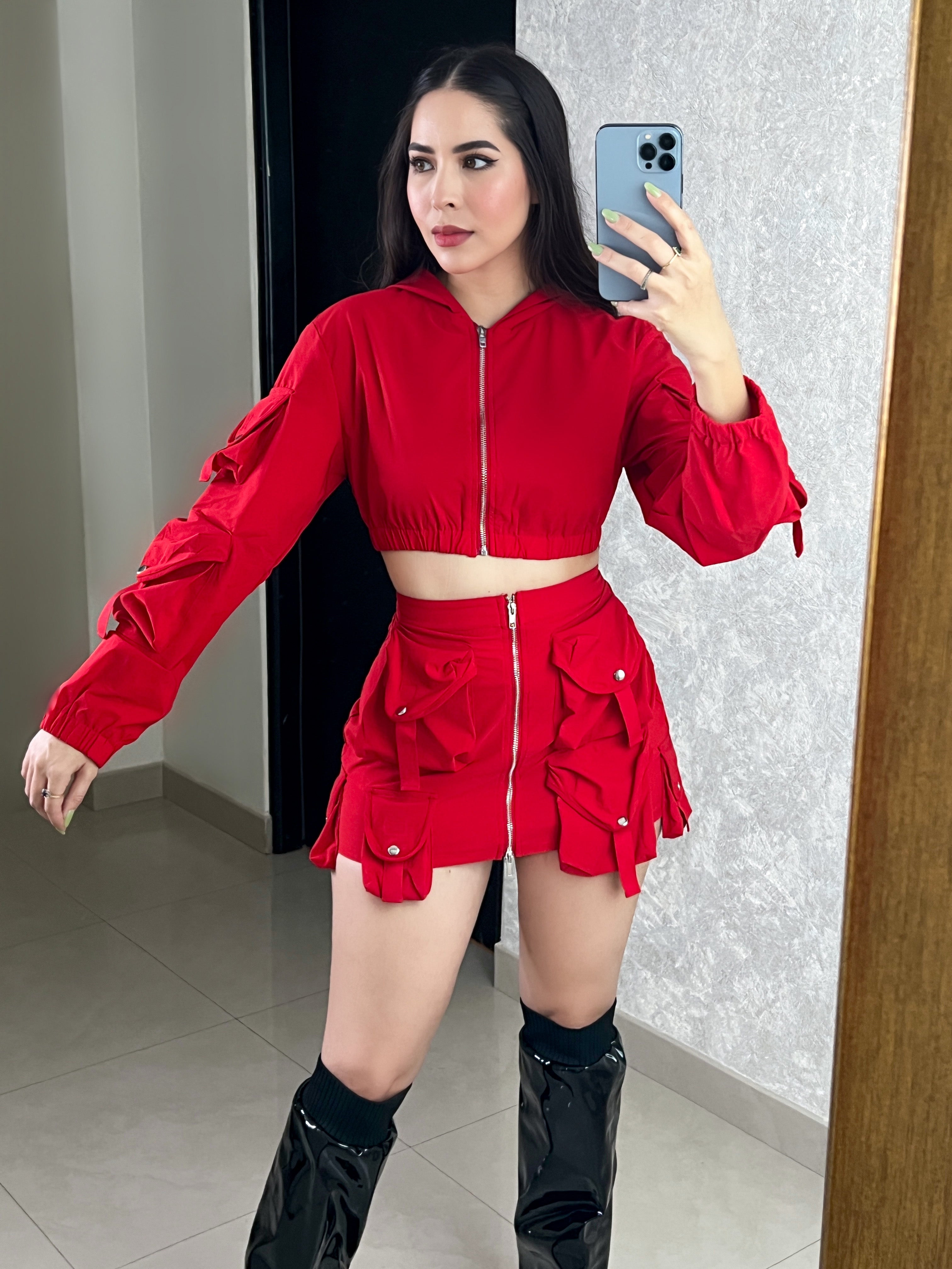 SET PARACHUTE ROJO
