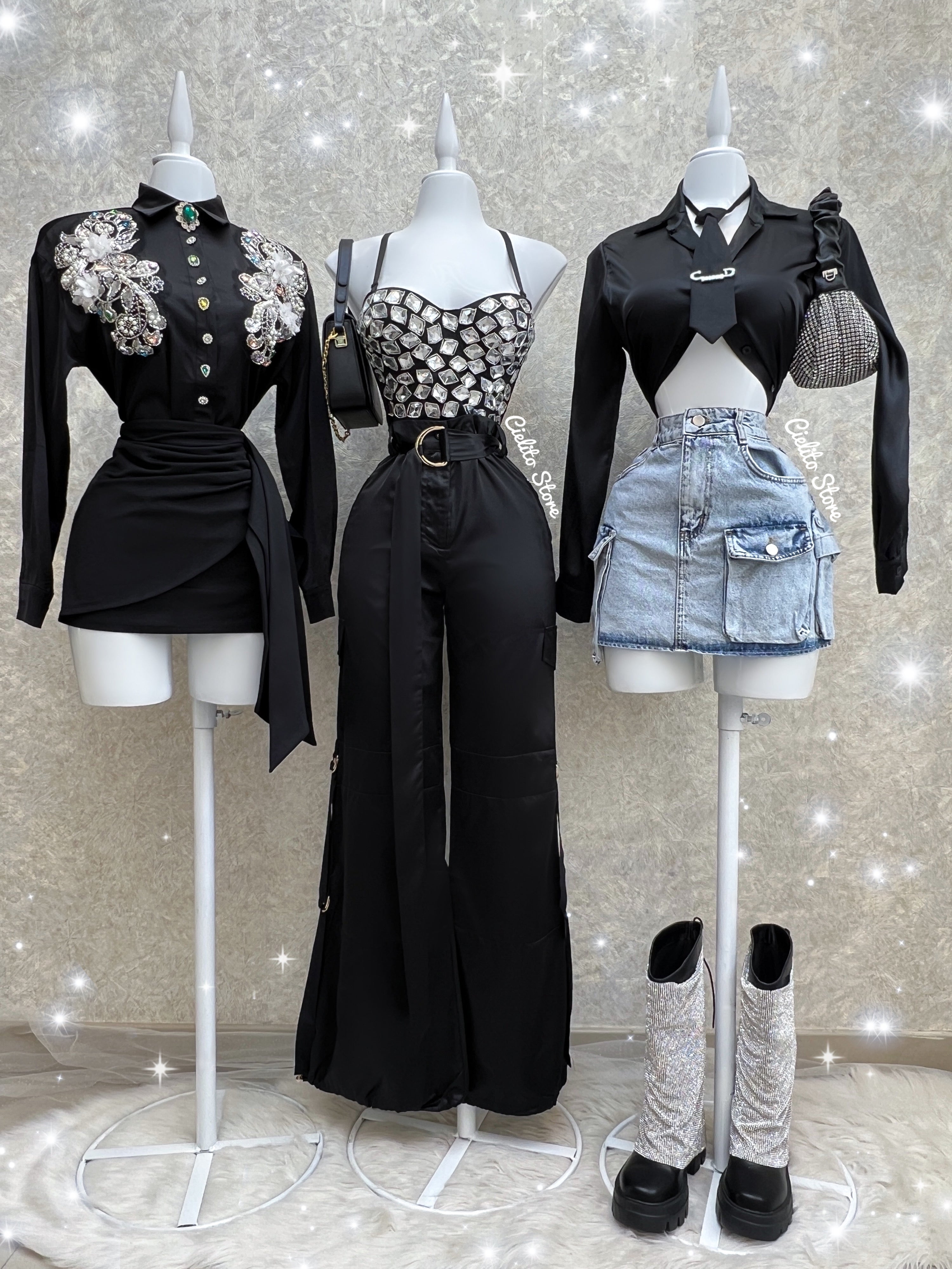 CORSET LUCERO NEGRO