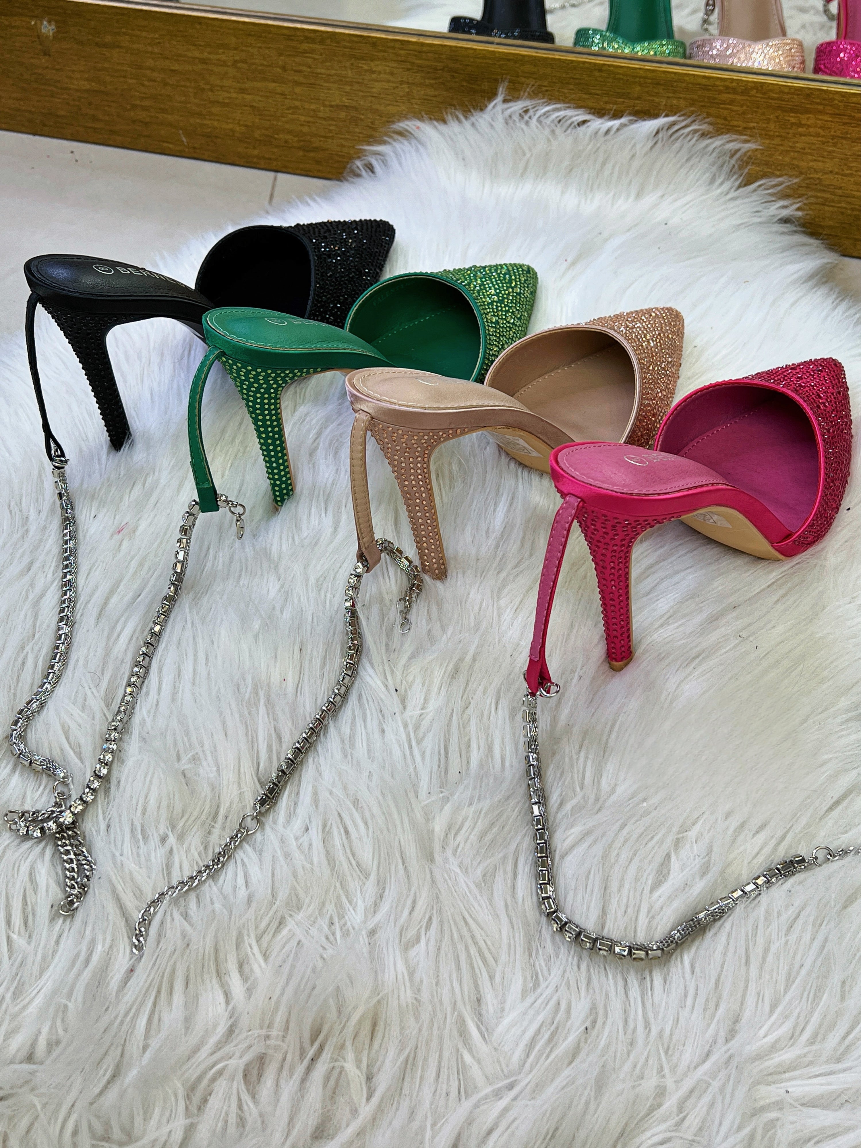 ZAPATILLA NUDE DIAMANTE