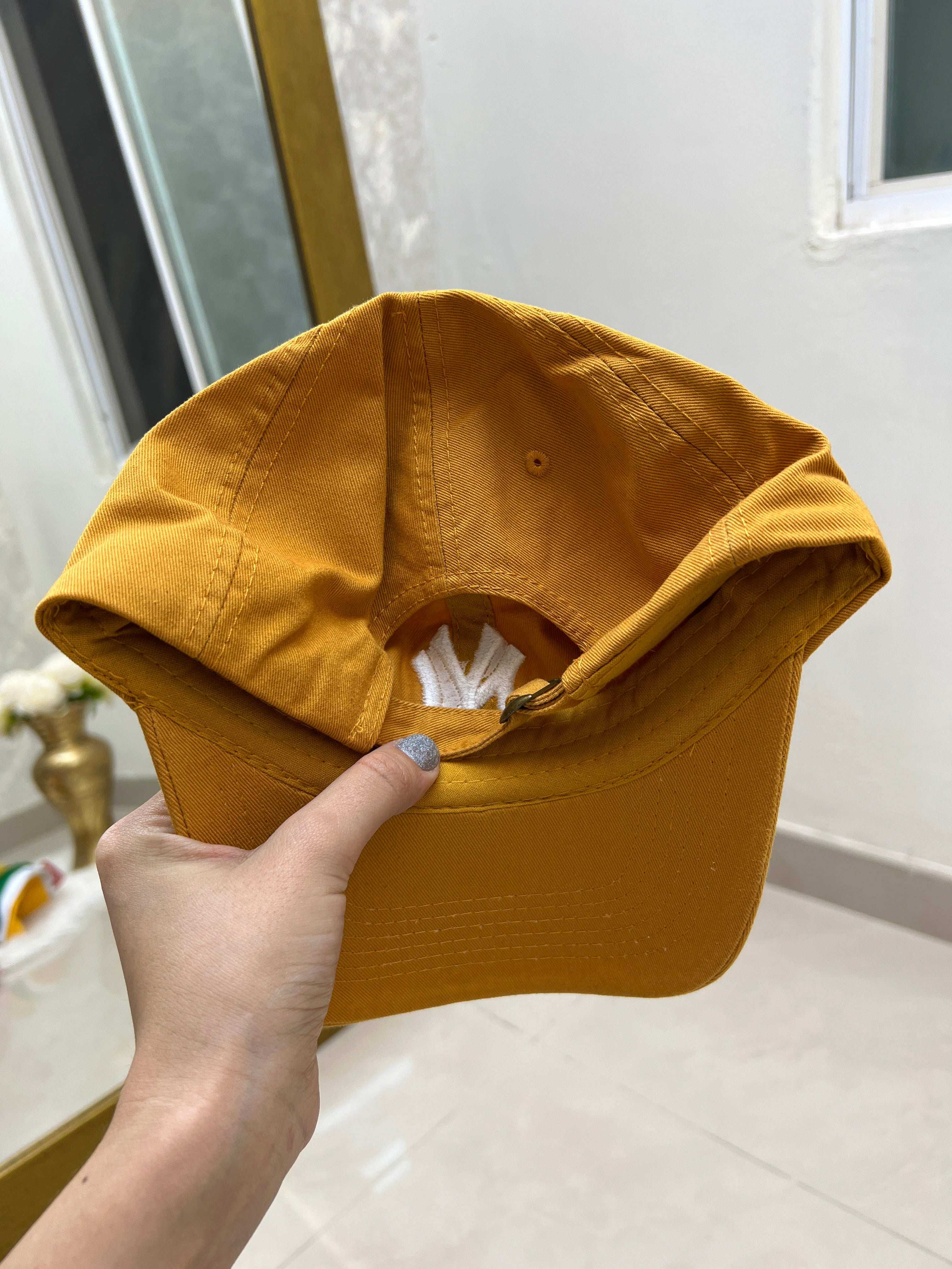 GORRA MOSTAZA NY