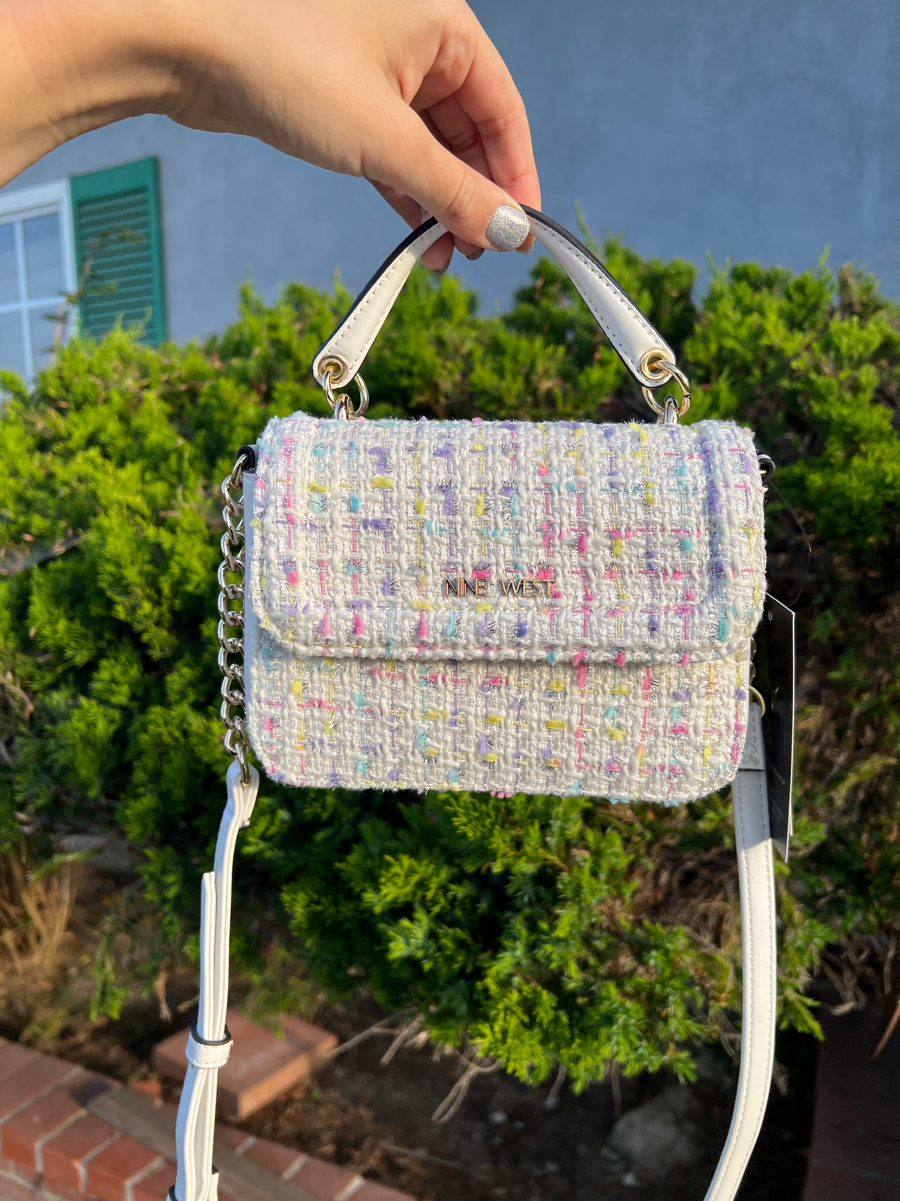 BOLSO TWEED NINE WEST