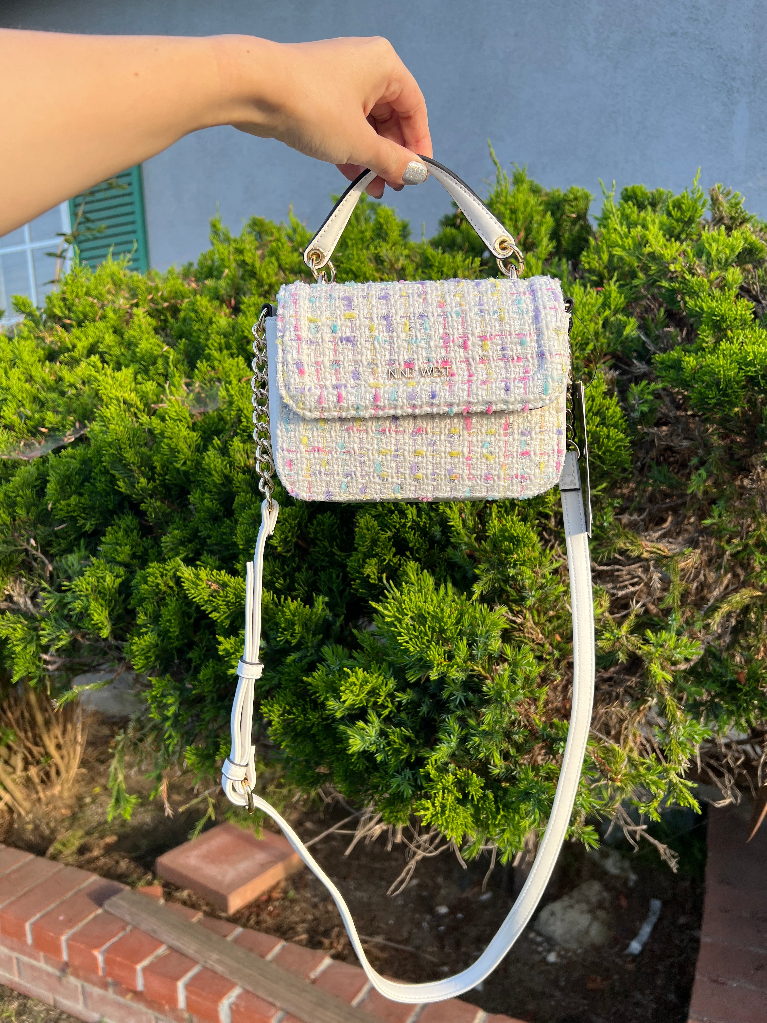 BOLSO TWEED NINE WEST