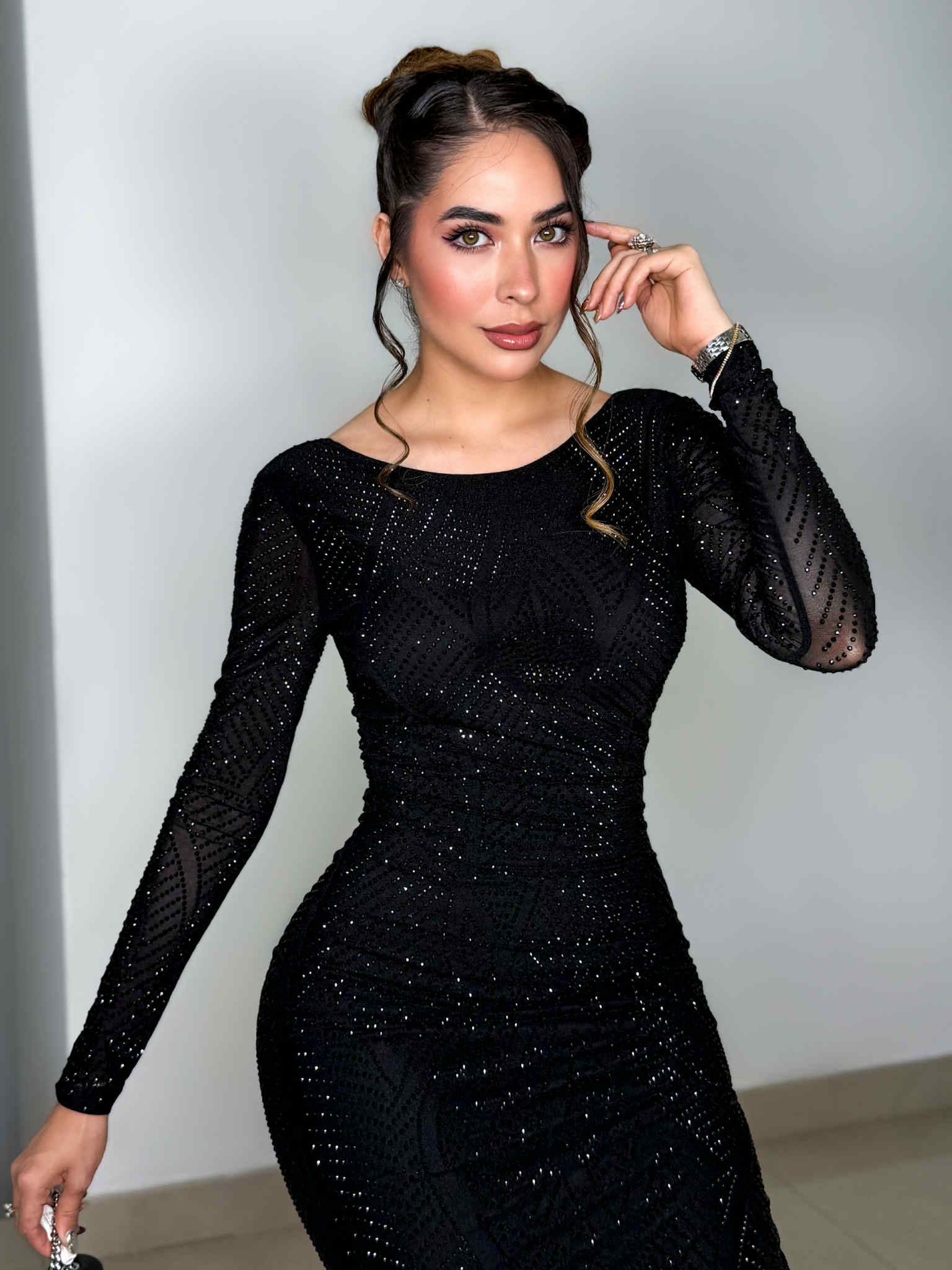 VESTIDO KARLETH NEGRO