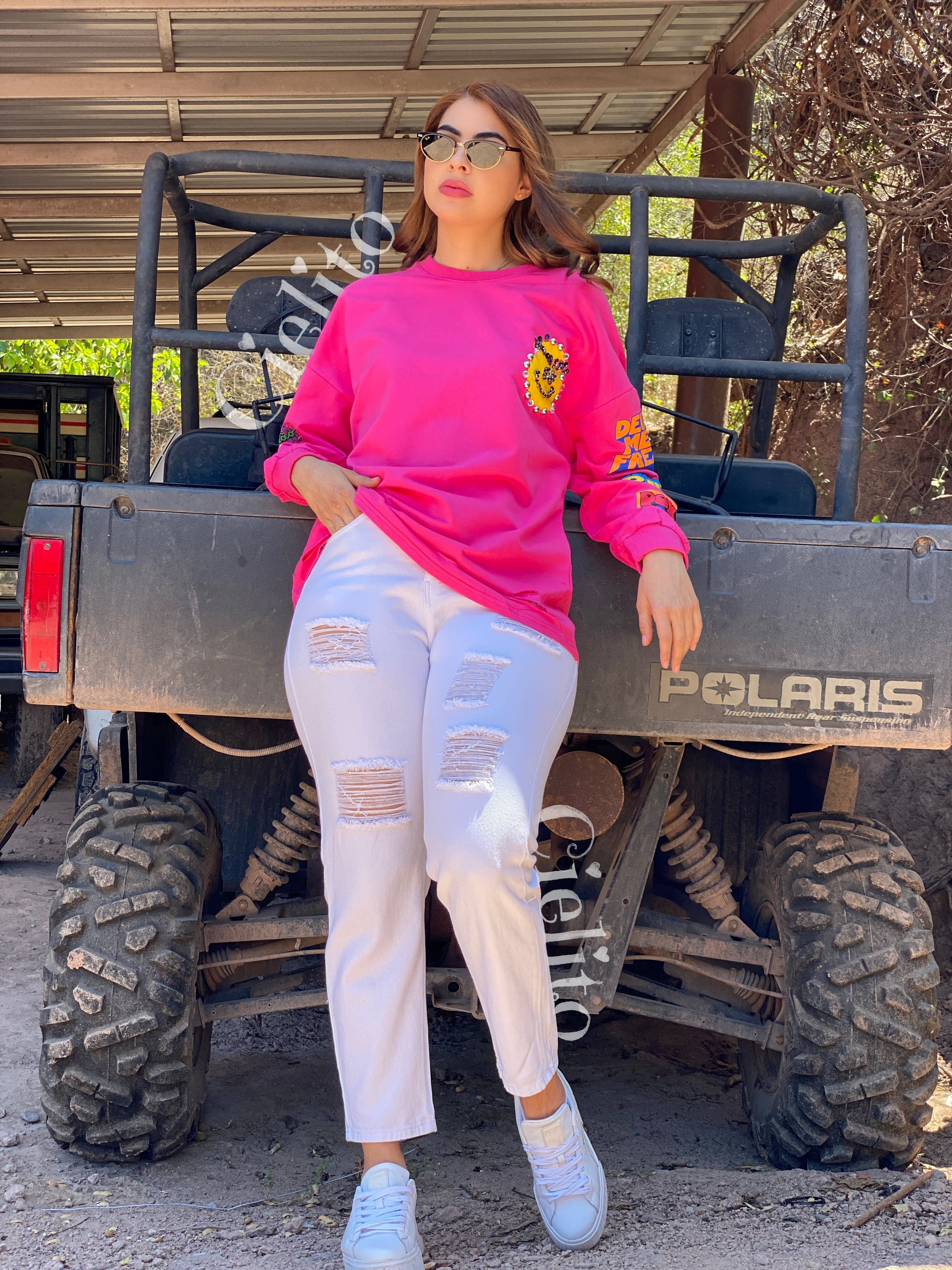 Jeans blancos