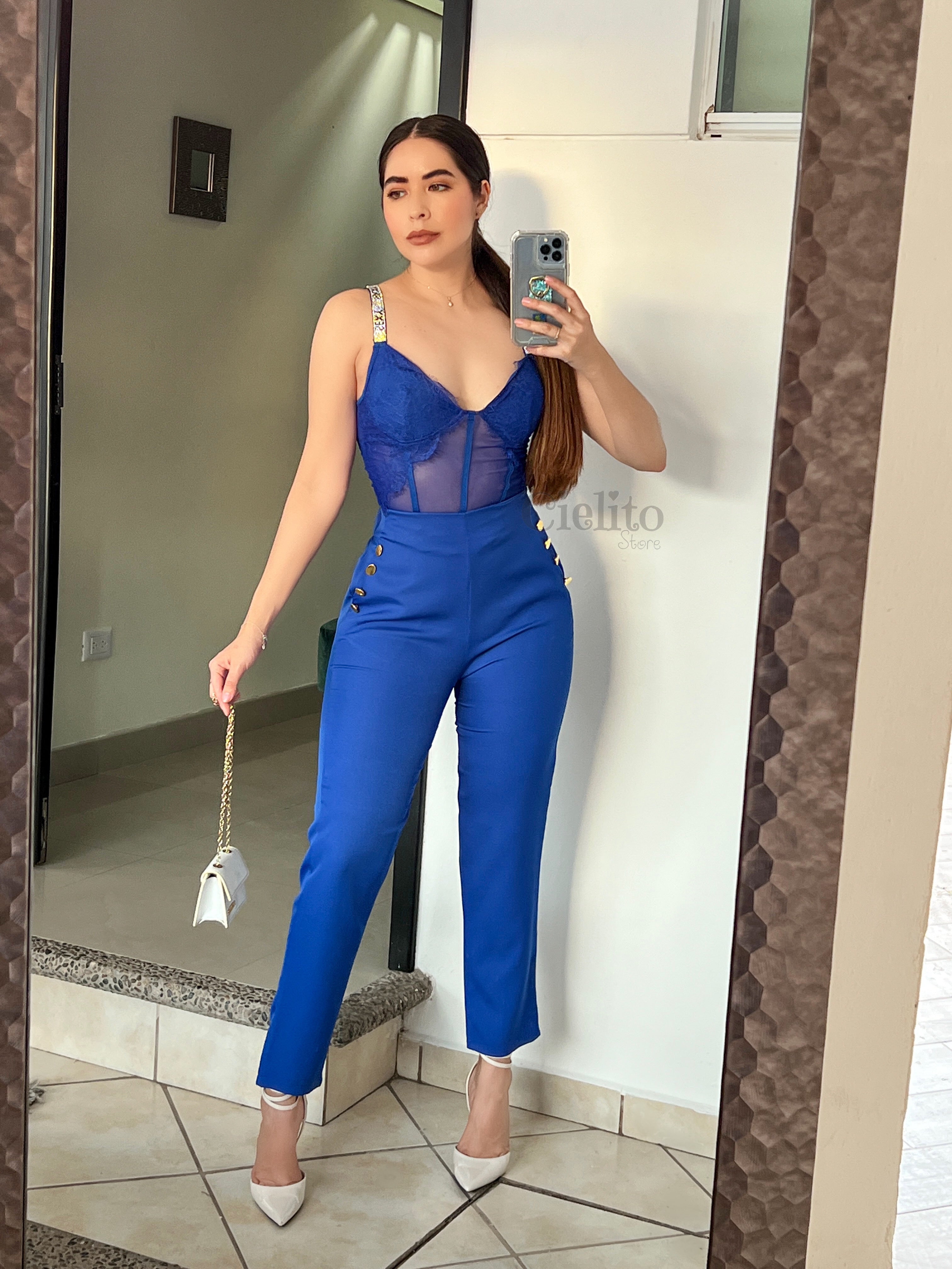 BODY CORSET AZUL