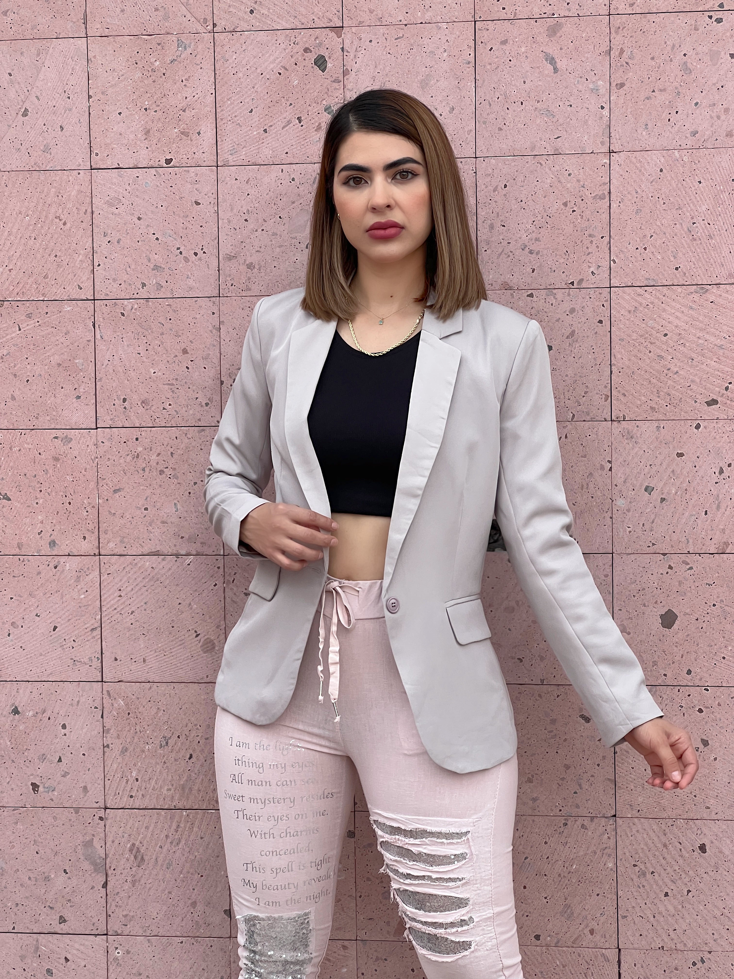 BLAZER GRIS