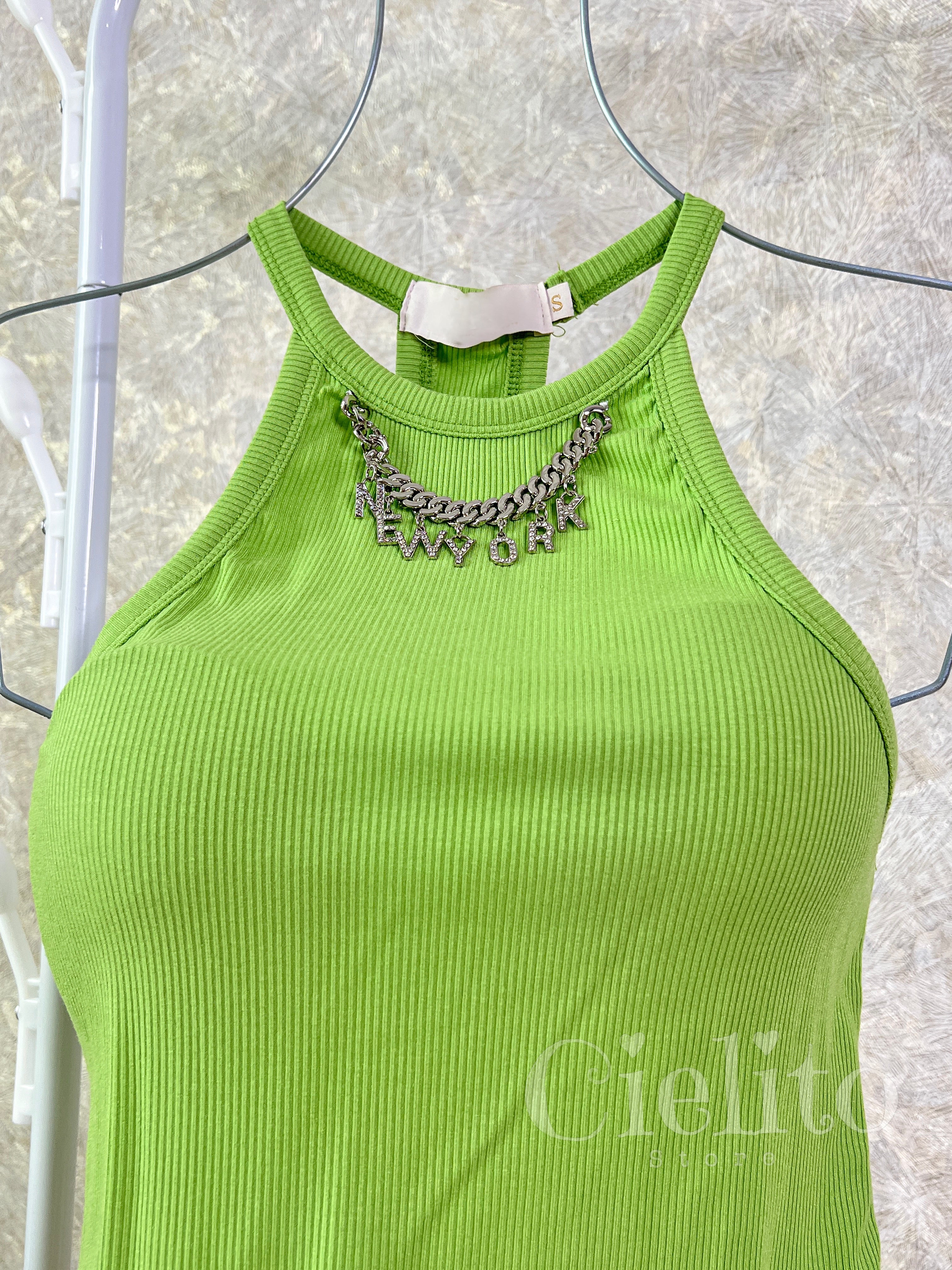 BLUSA VERDE NY