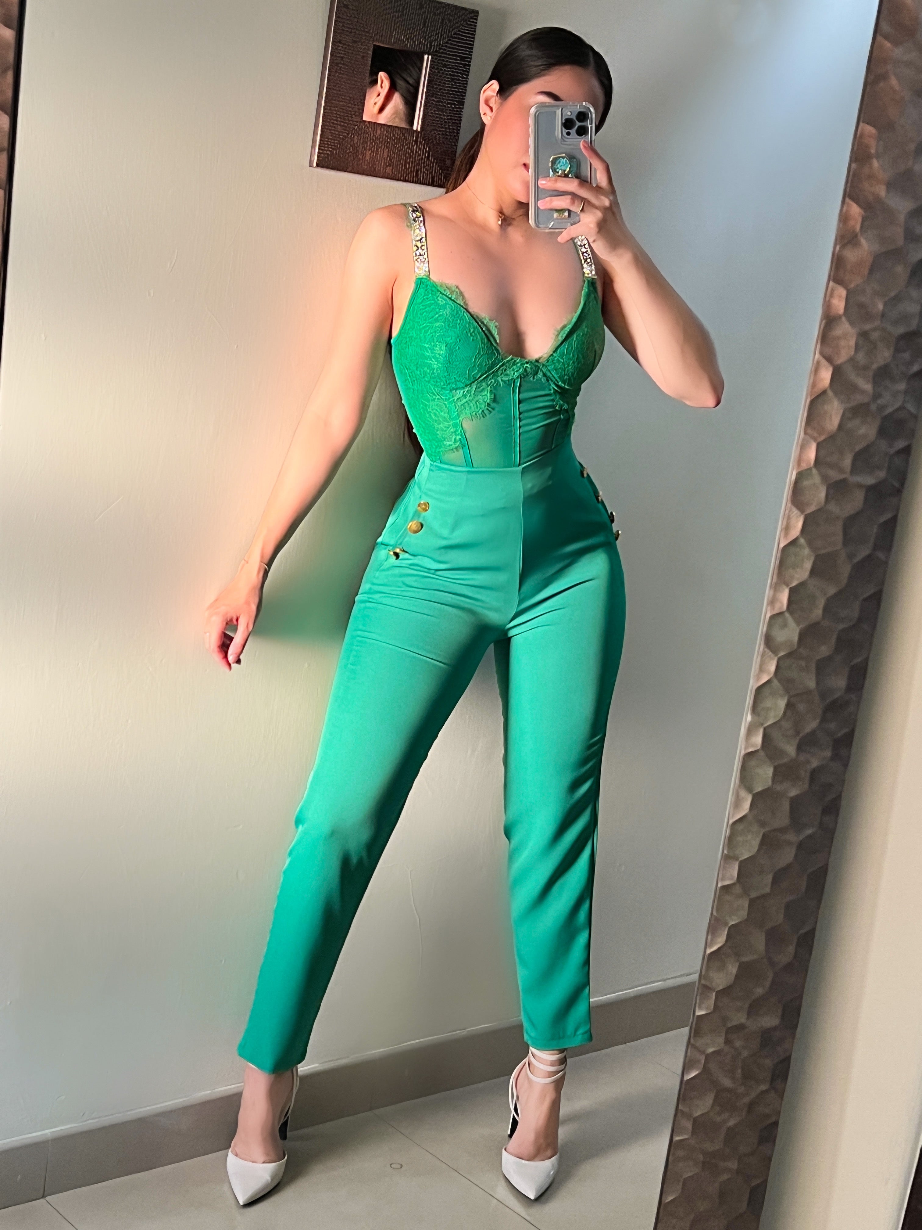 BODY CORSET VERDE