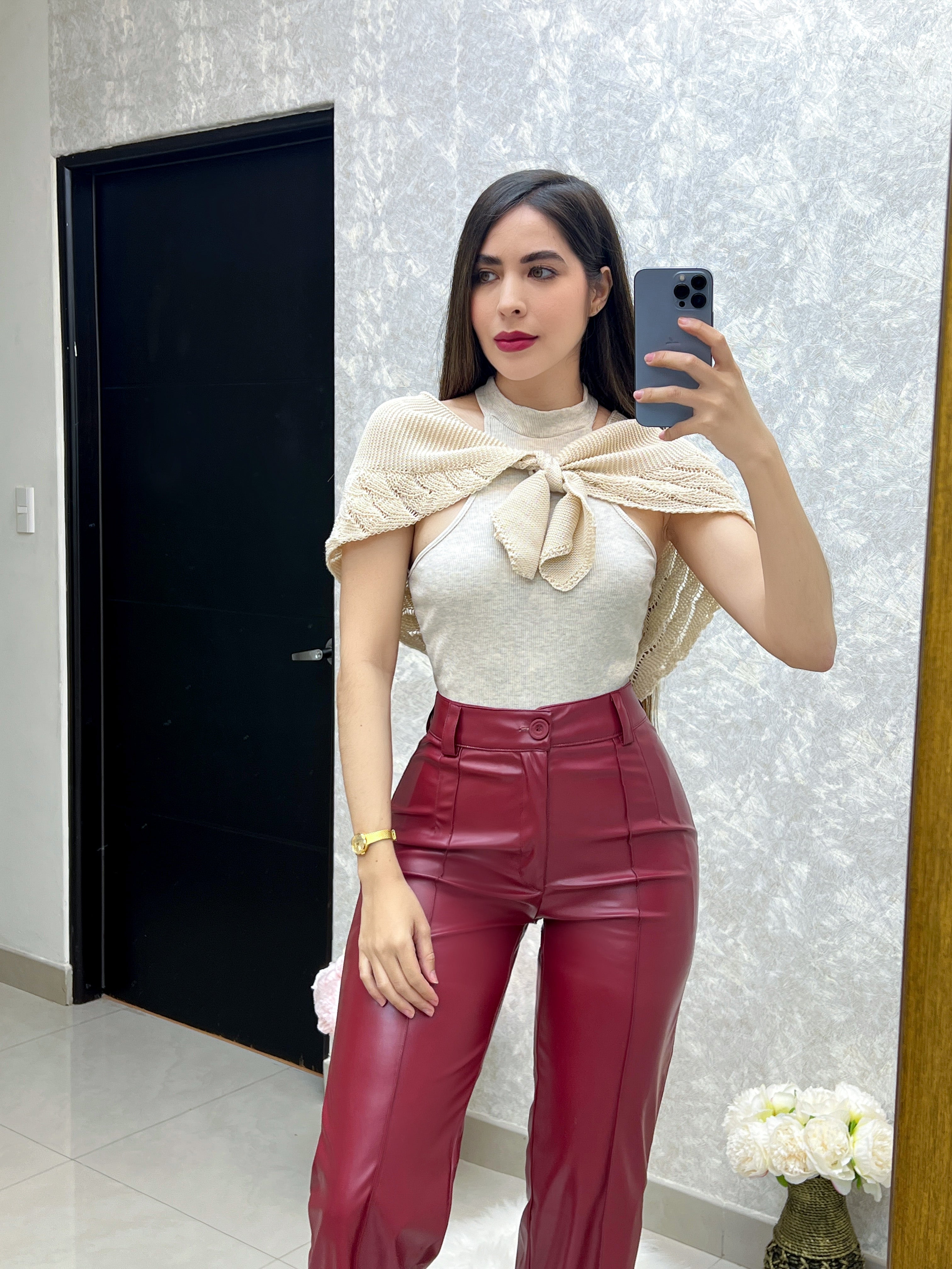 BLUSA CUELLO ALTO