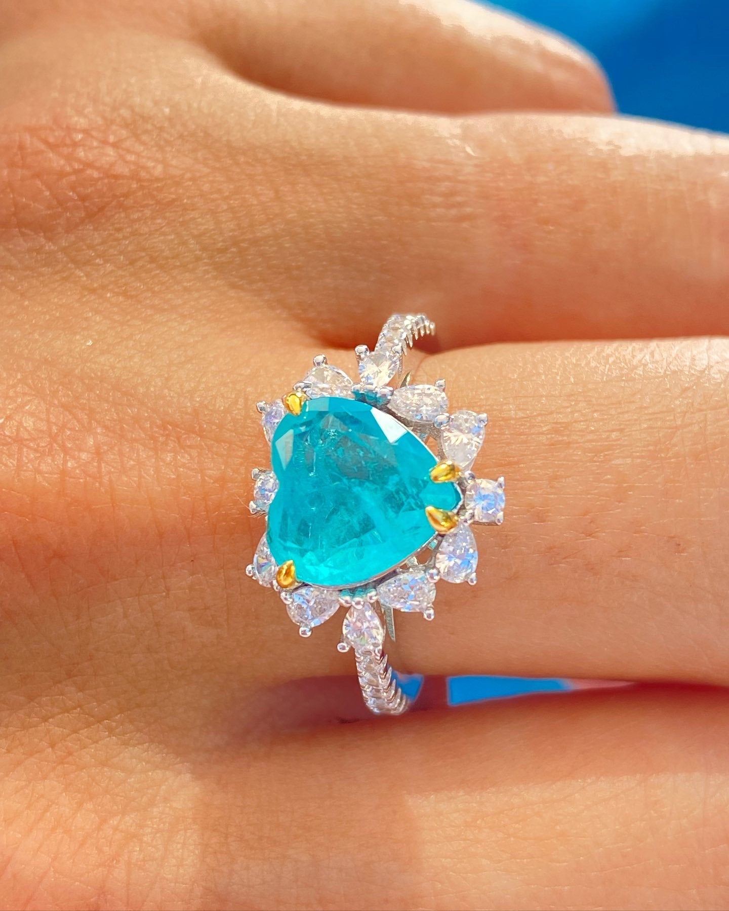 Anillos turmalina