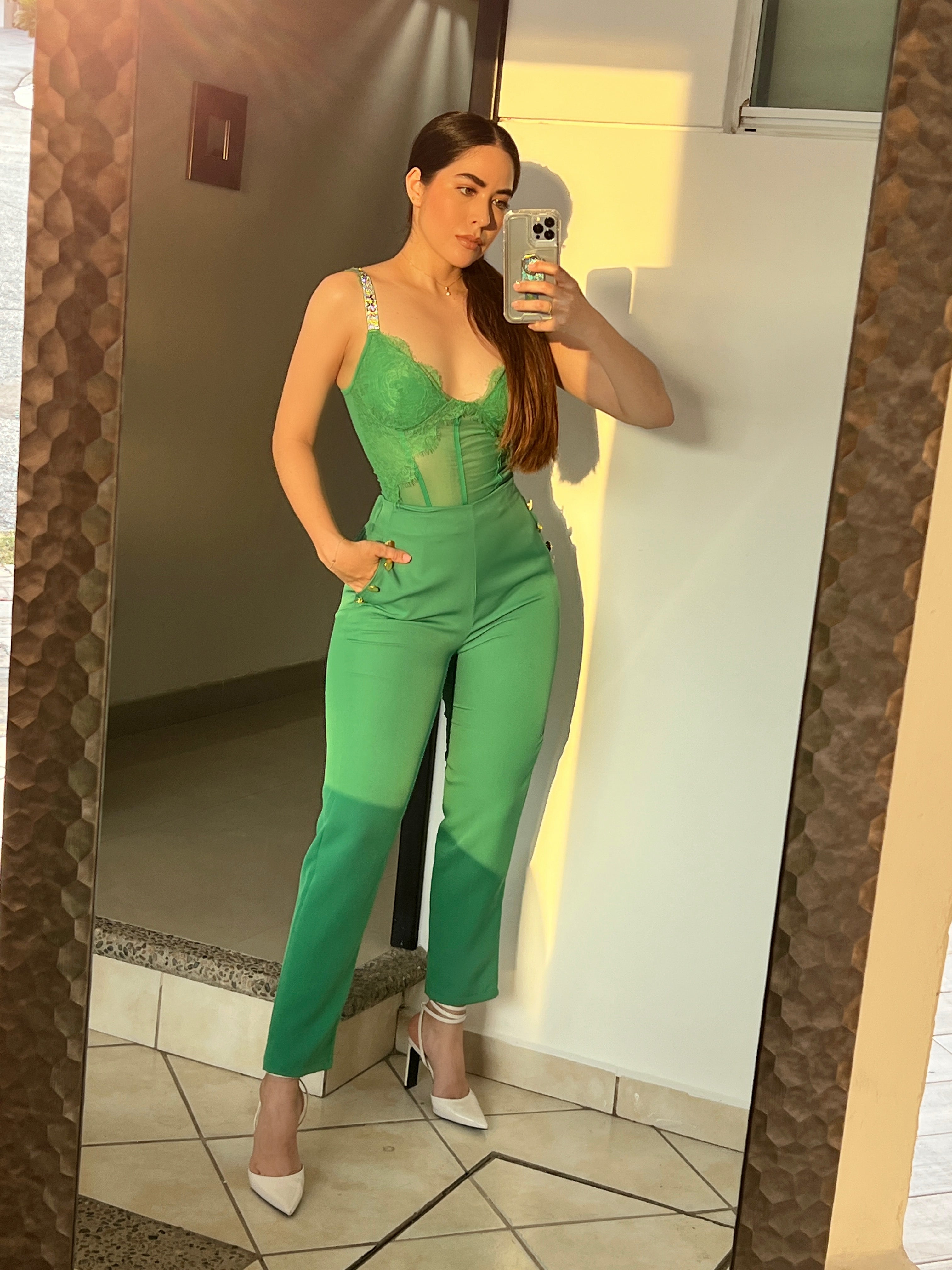 BODY CORSET VERDE