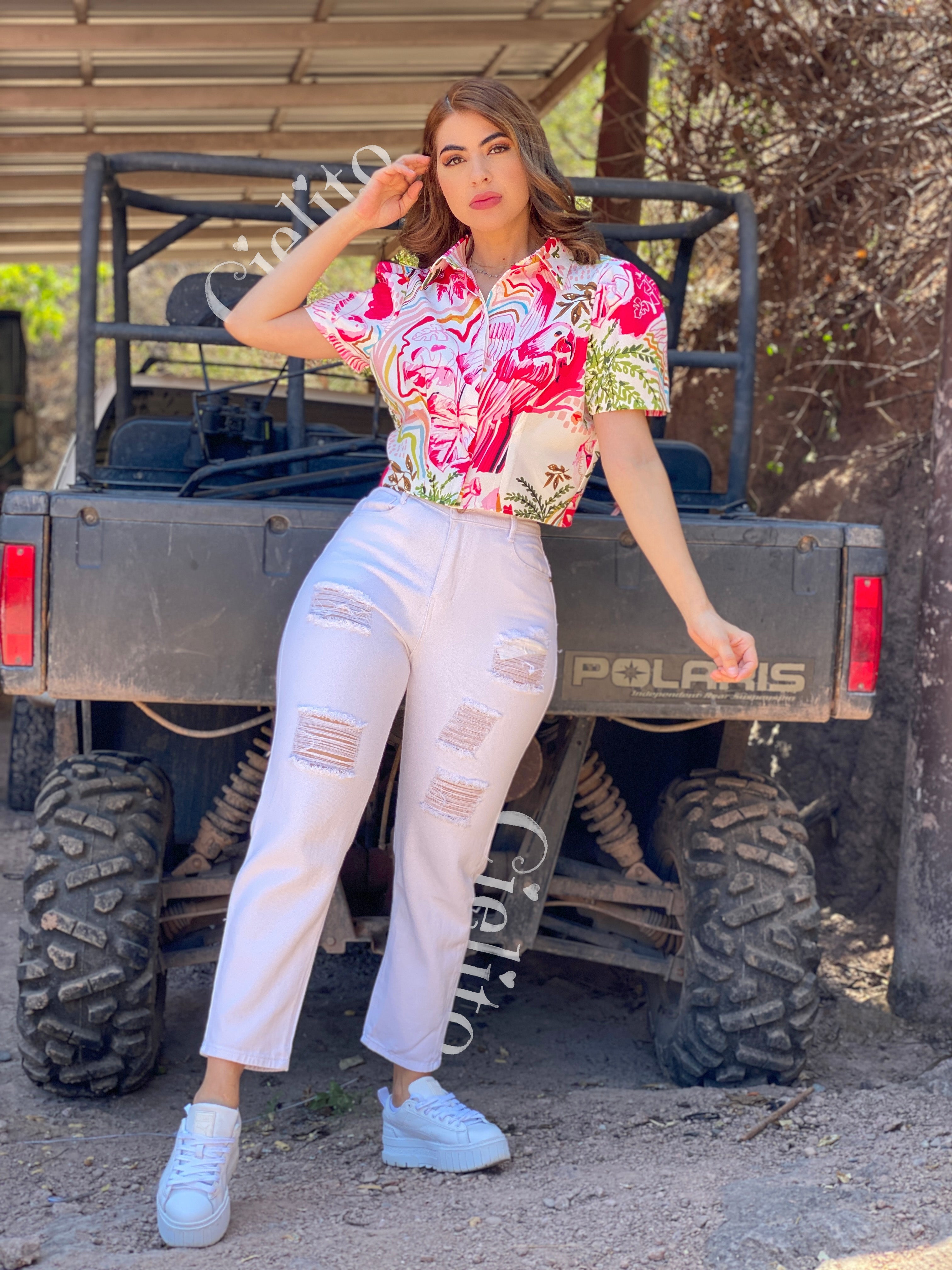 Jeans blancos