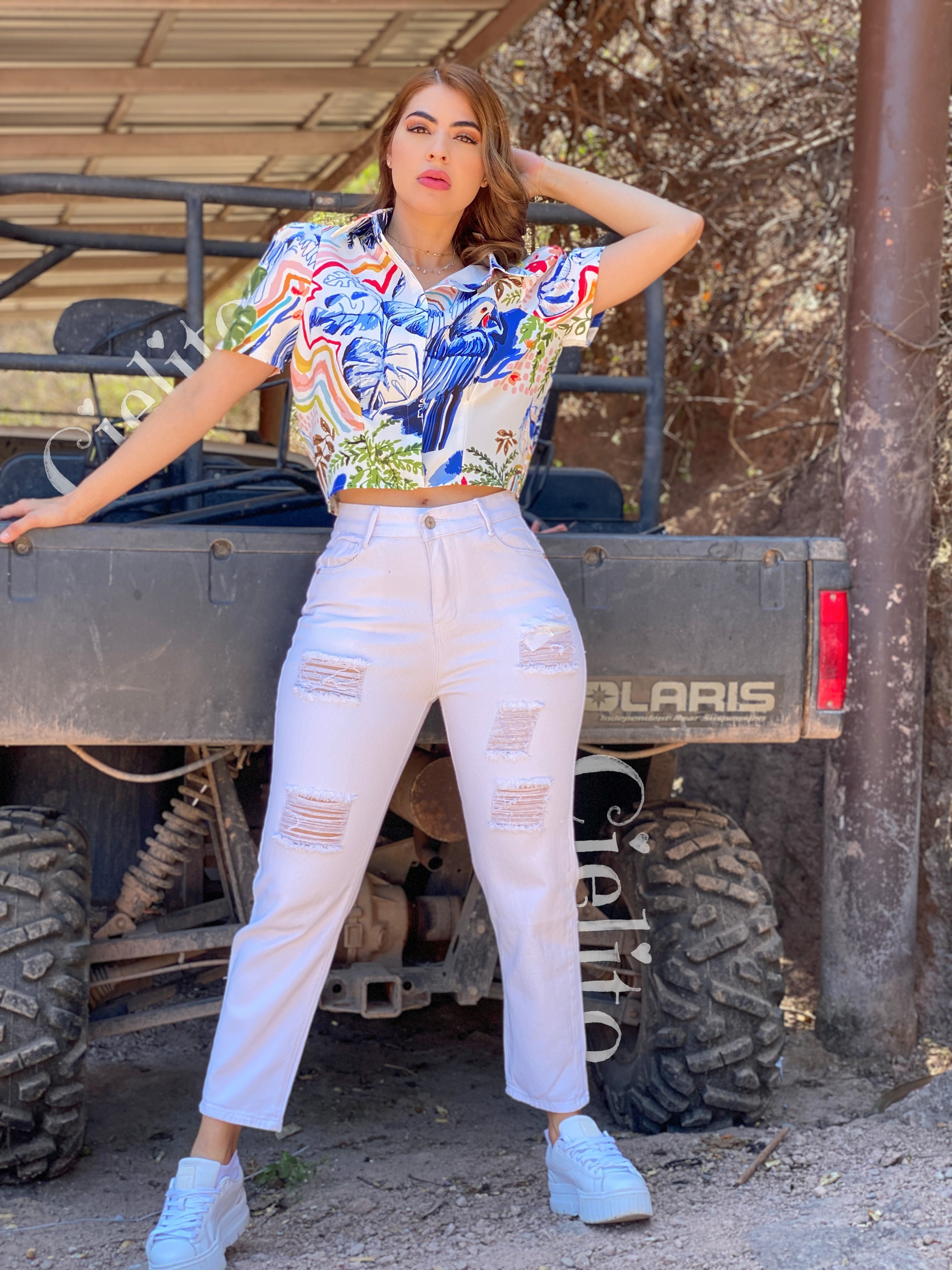 Jeans blancos