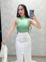 SET FALDA Y CHAQUETA BLANCO