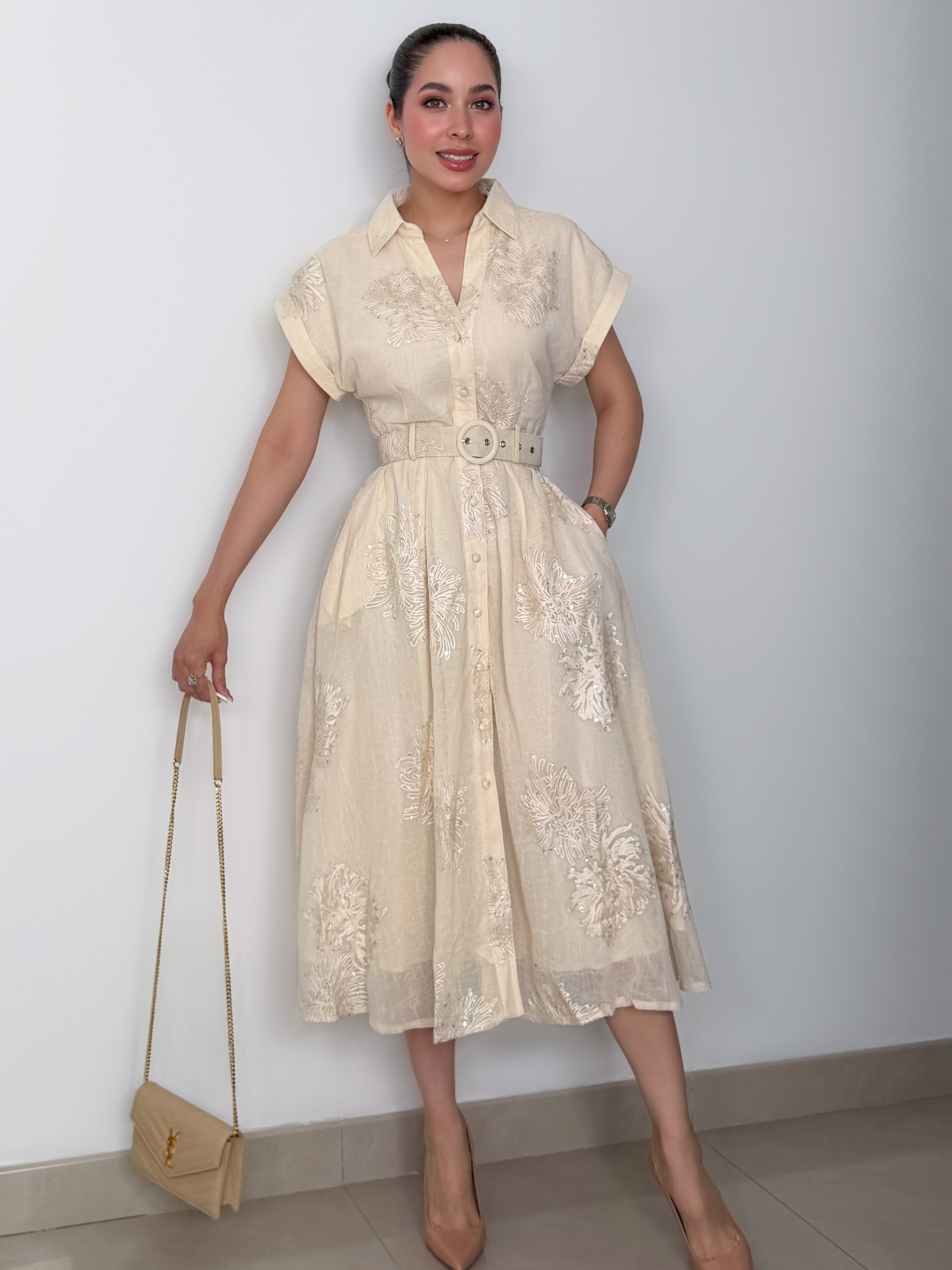 VESTIDO SORAYA BEIGE