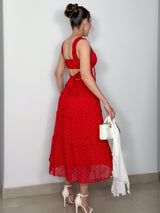 VESTIDO ITZAMAR ROJO
