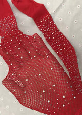 MEDIAS RED DIAMANTE ROJA