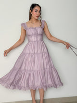 VESTIDO ITZAMAR LILA