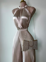 BOLSO MOÑO CHAMPAGNE