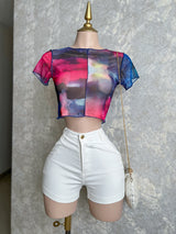 BLUSA MESH GALAXIA