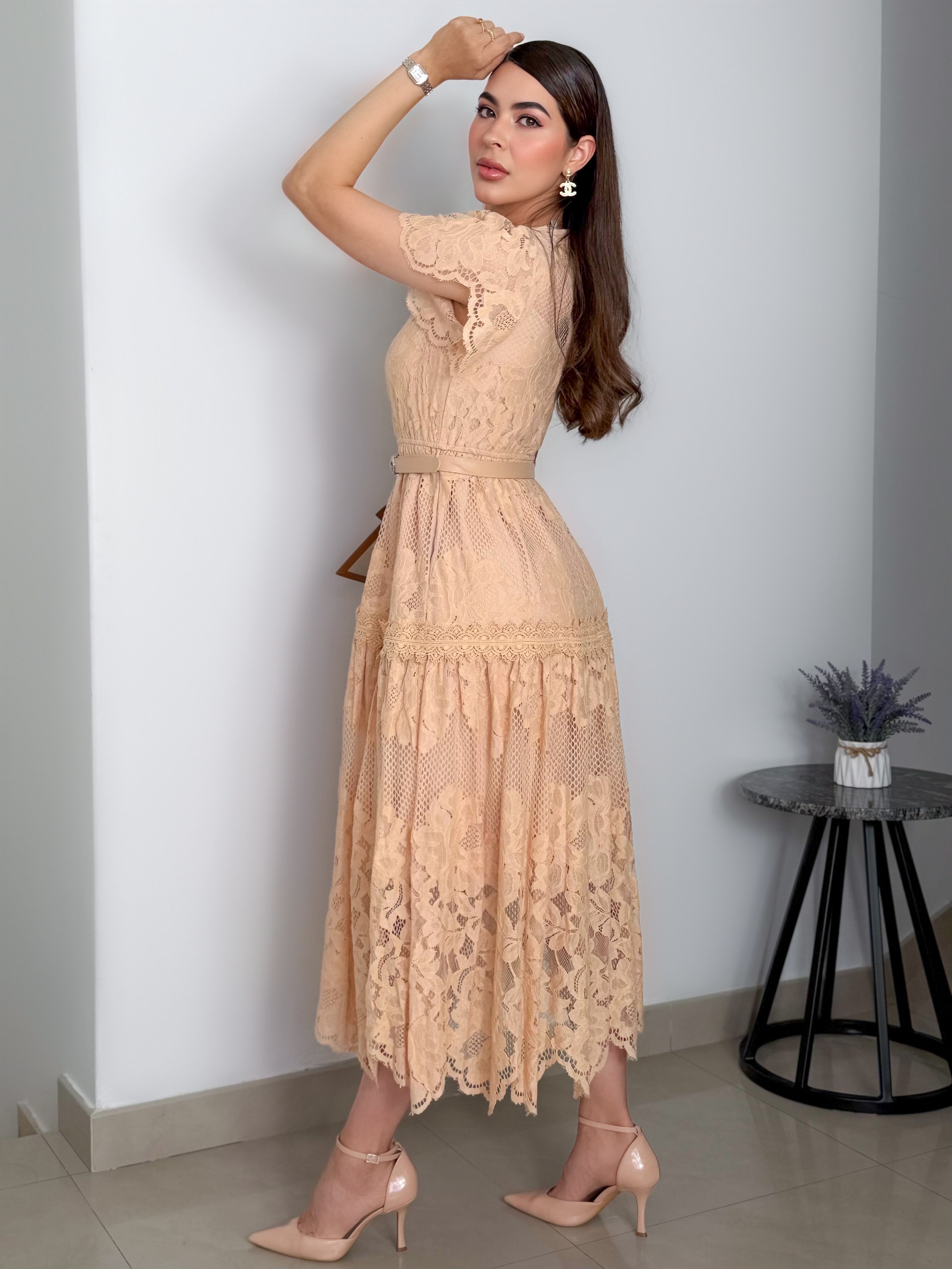VESTIDO LADY BEIGE