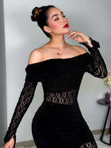VESTIDO JANETH NEGRO