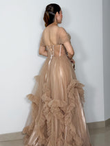 VESTIDO REGINA BEIGE