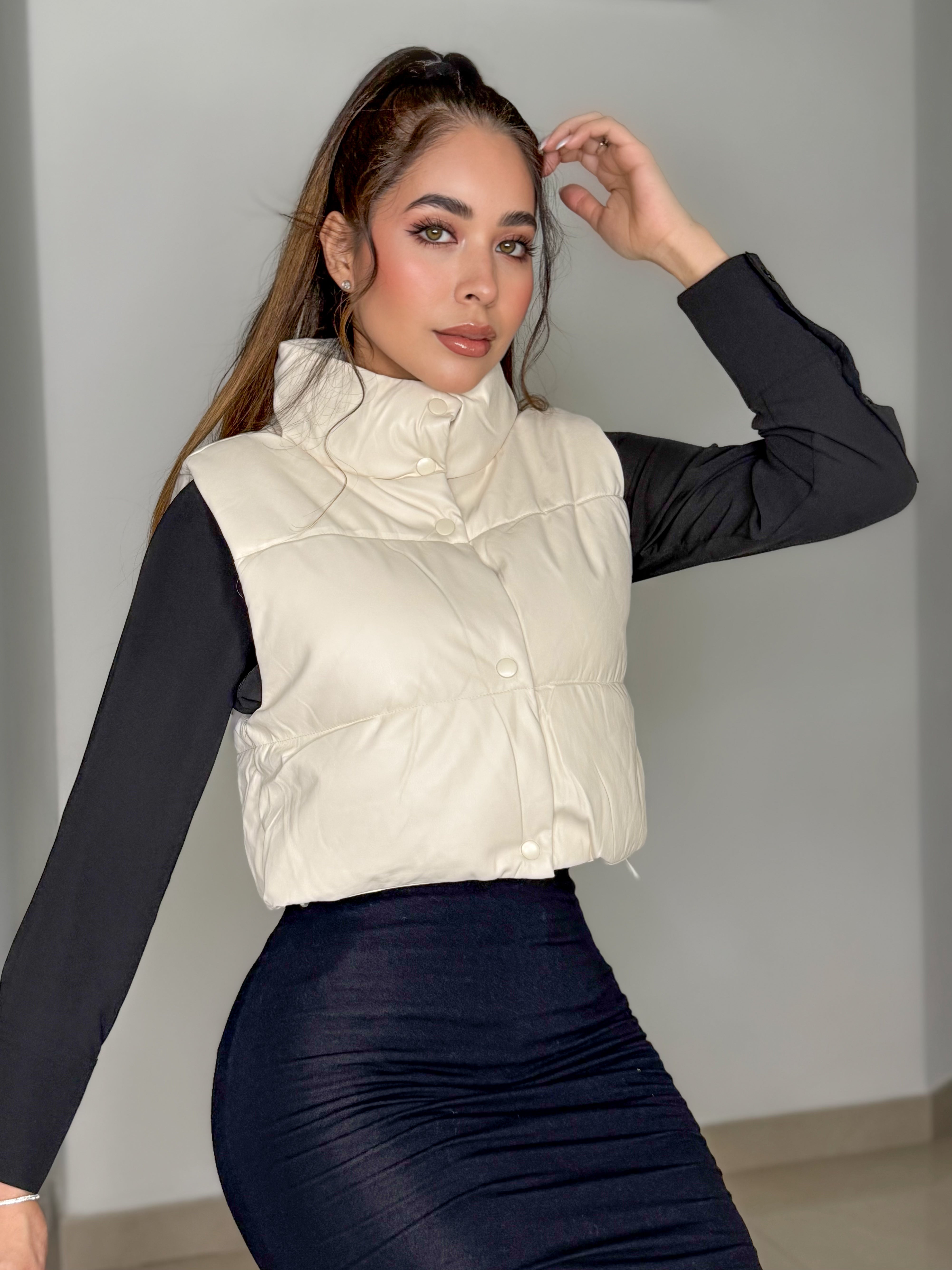 CHALECO MARCELA IVORY