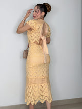 VESTIDO CINTHIA AMARILLO