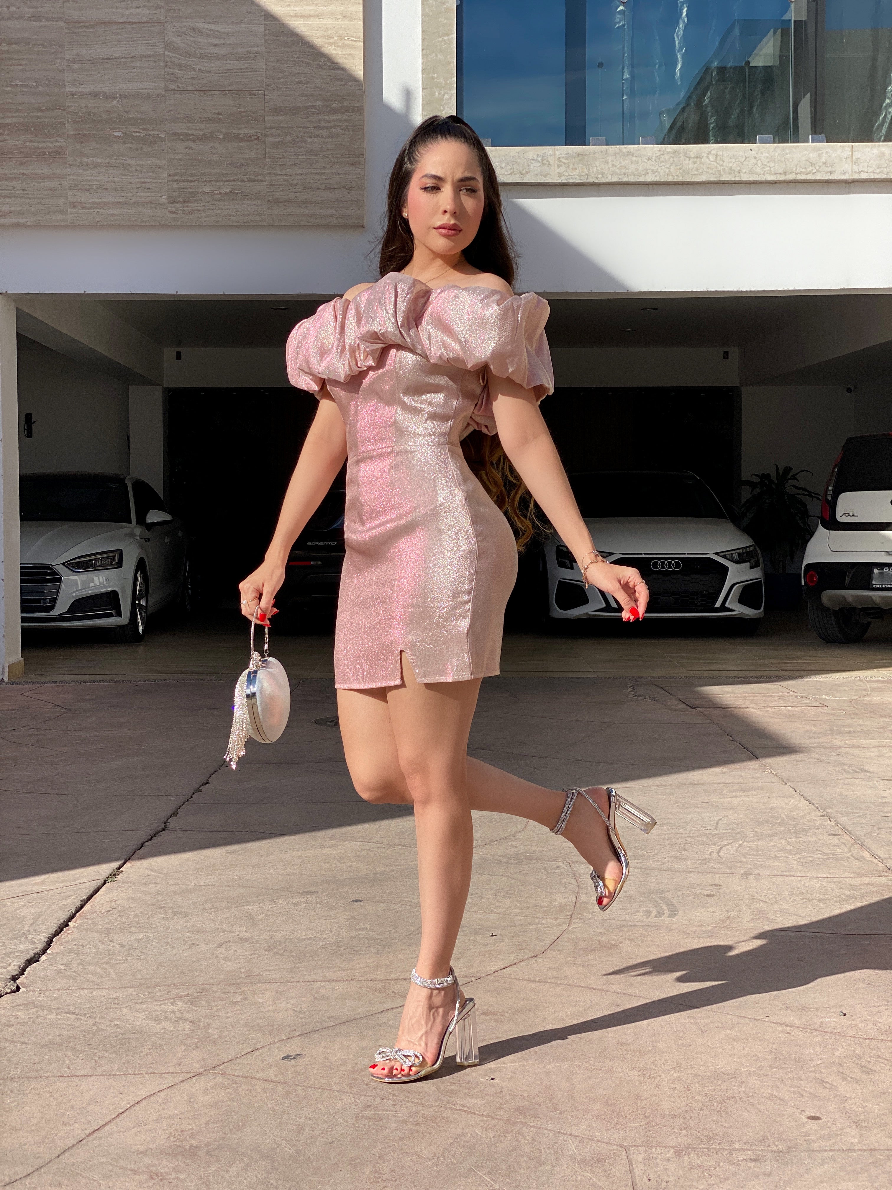 VESTIDO ROSE GOLD
