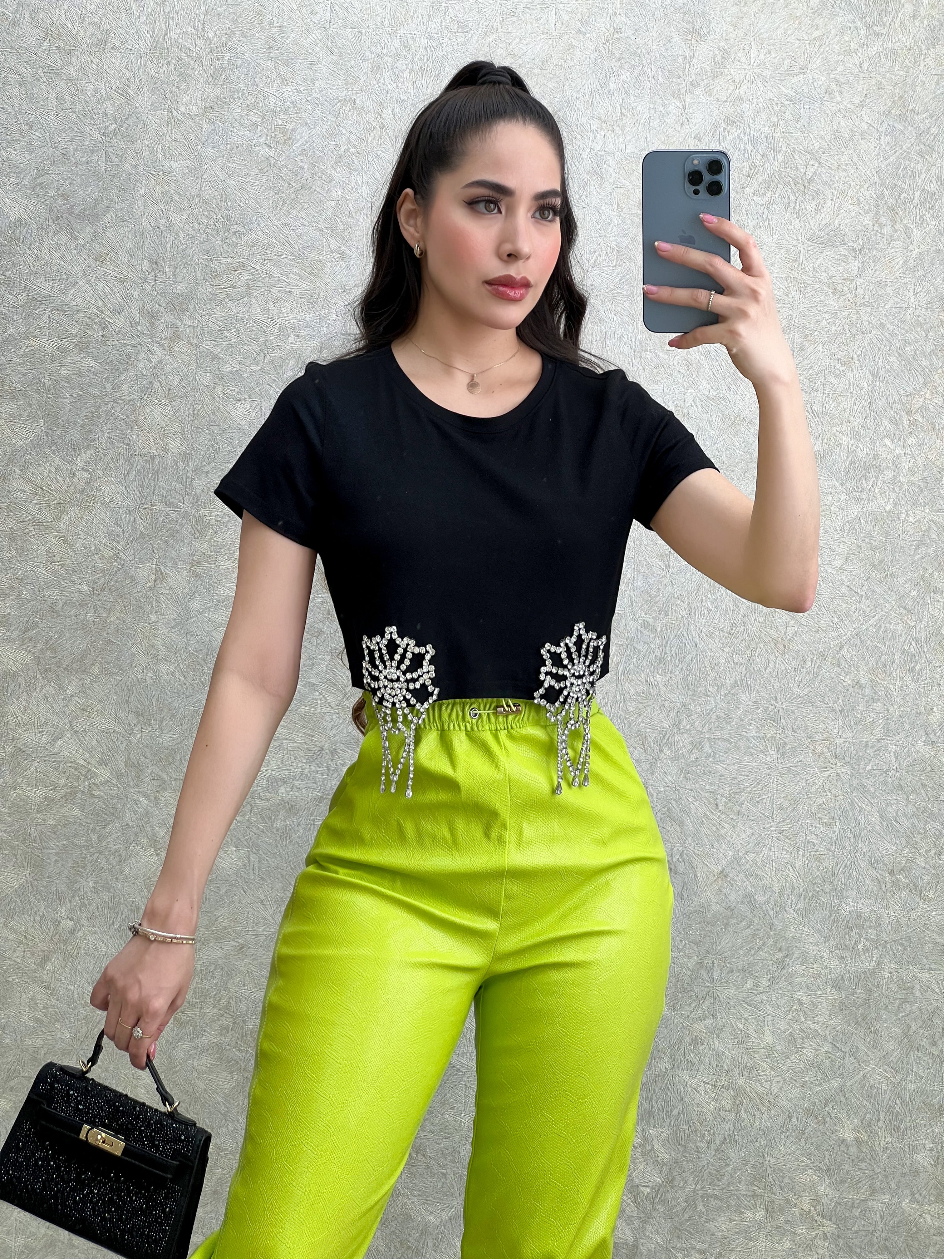 JOGGER VERDE CON CIERRES LATERALES