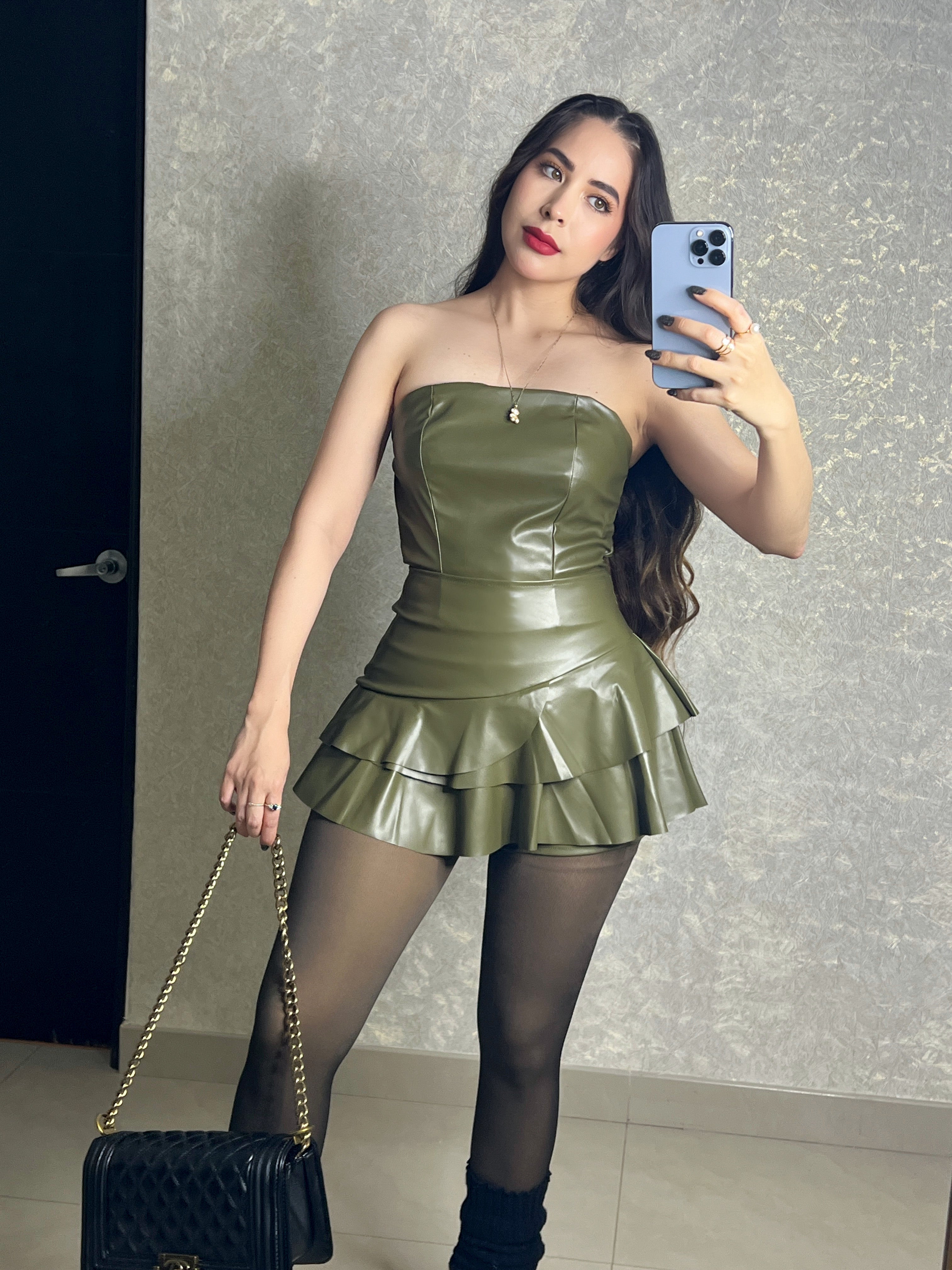 SET VERDE VINIPIEL