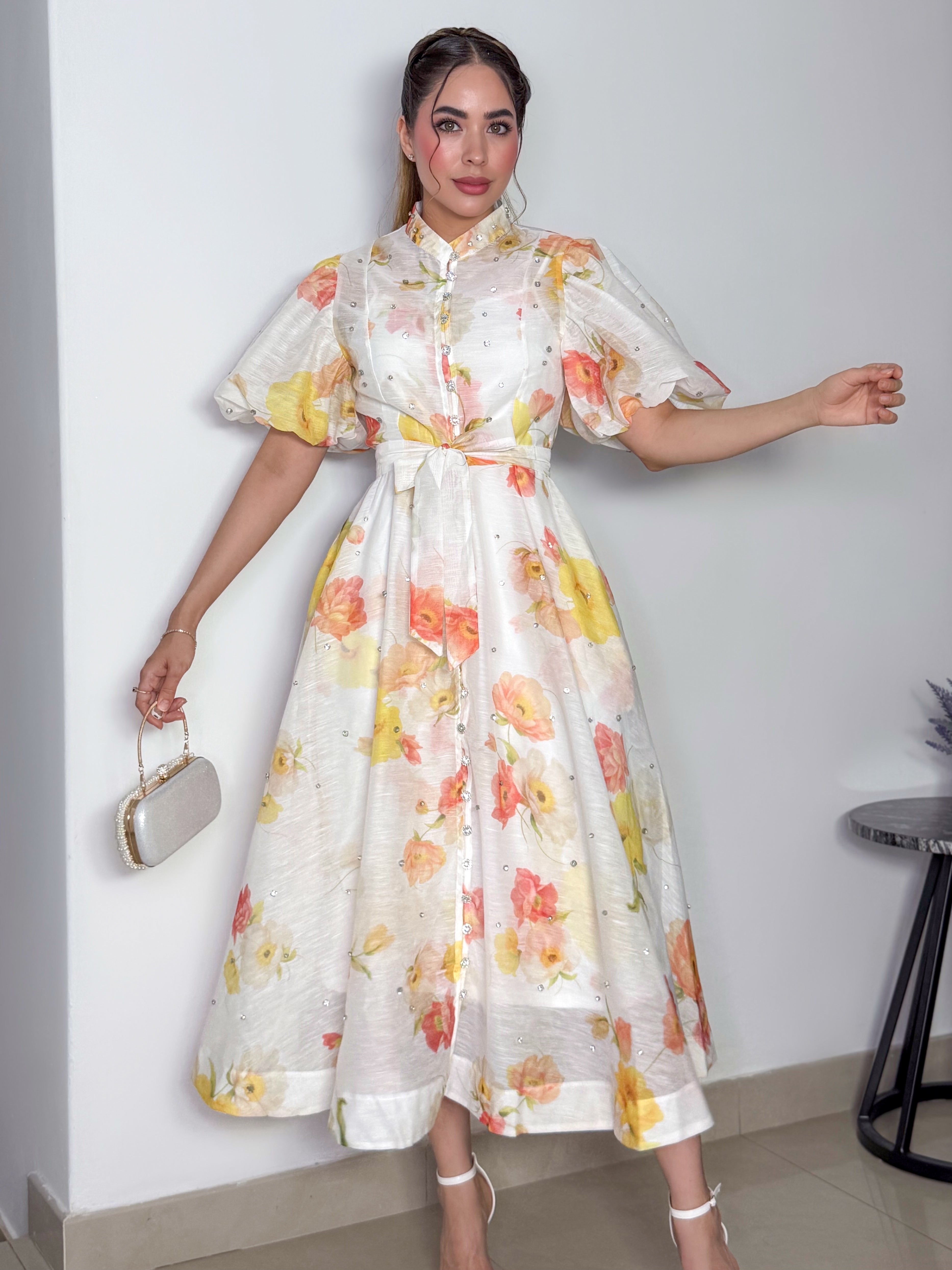 VESTIDO ESTHER NARANJA