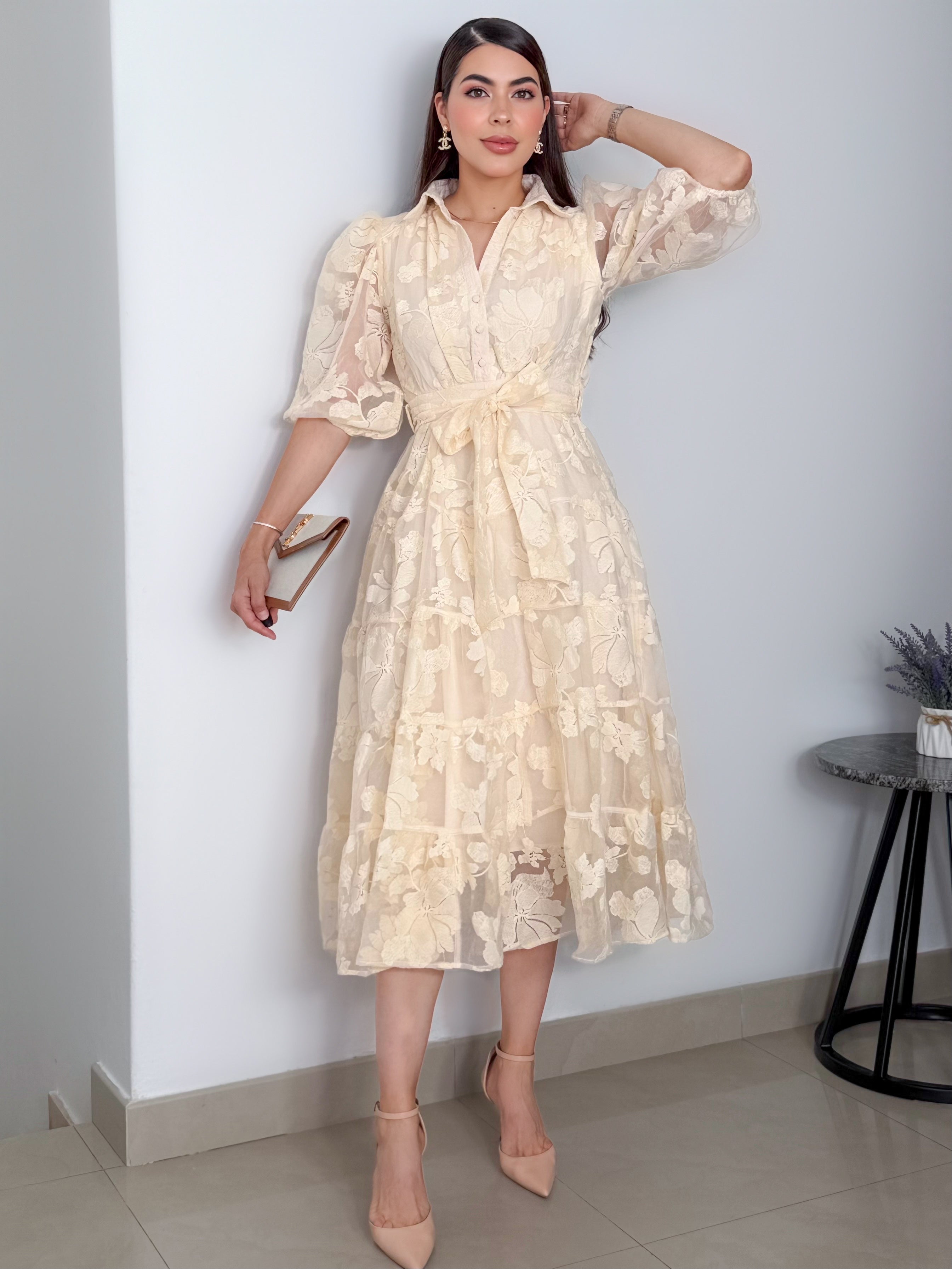 VESTIDO RAMONA BEIGE