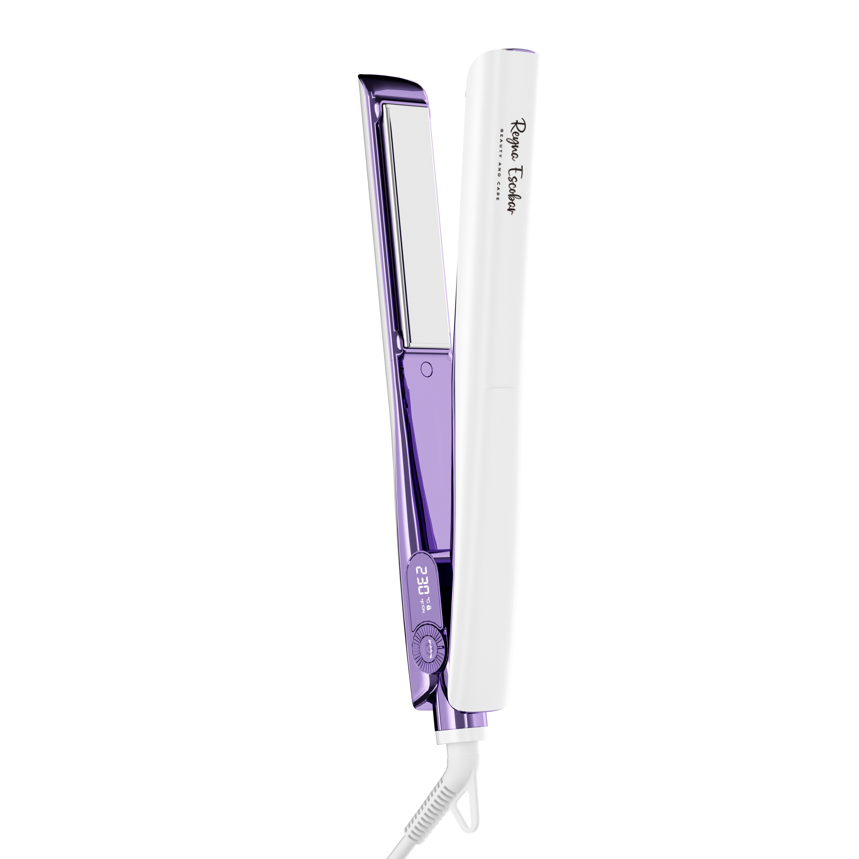 PLANCHA PROFESIONAL LUXURY INFRARROJA TITANIO GALVANIZADO - 2 EN 1 ALISADO Y ONDAS