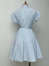 VESTIDO AZUL CON PEDRERÍA