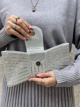 BOLSO MOÑO PLATA