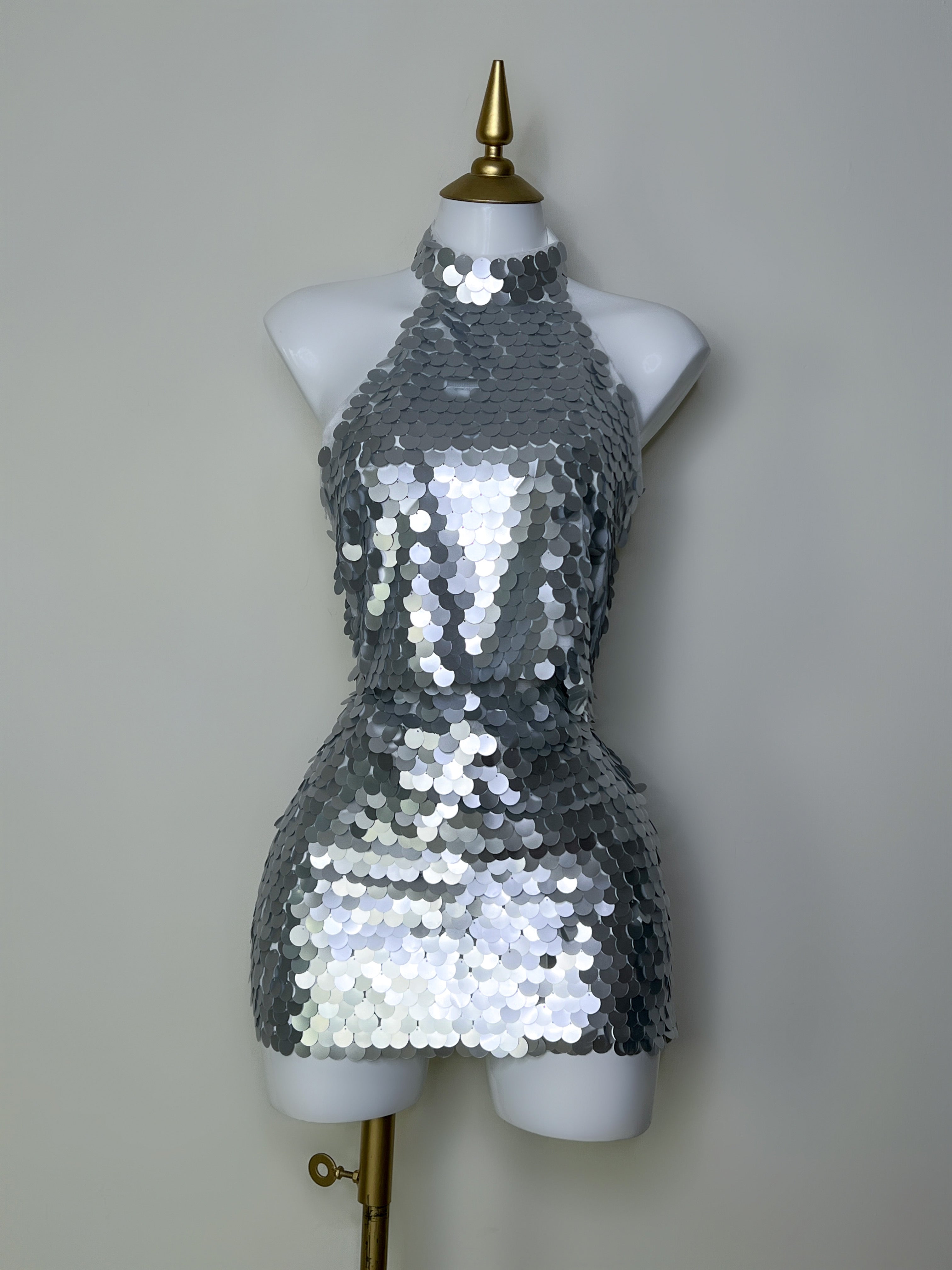 SET SILVER FALDA Y BLUSA