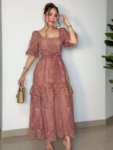 VESTIDO LOLIS GOLDEN ROSE