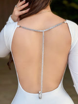 VESTIDO BLANCO MANGA LARGA